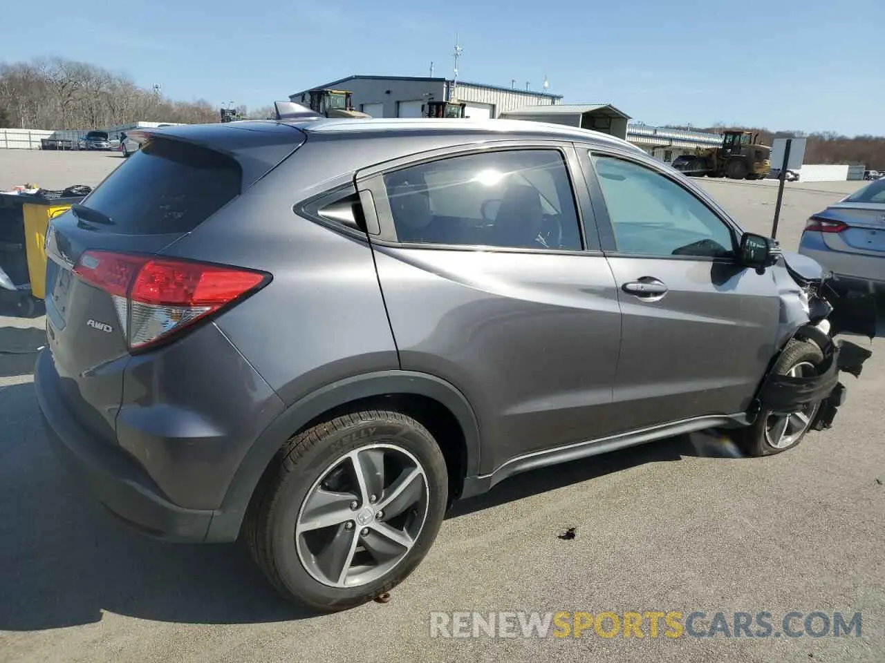 3 Photograph of a damaged car 3CZRU6H52NM768107 HONDA HR-V 2022