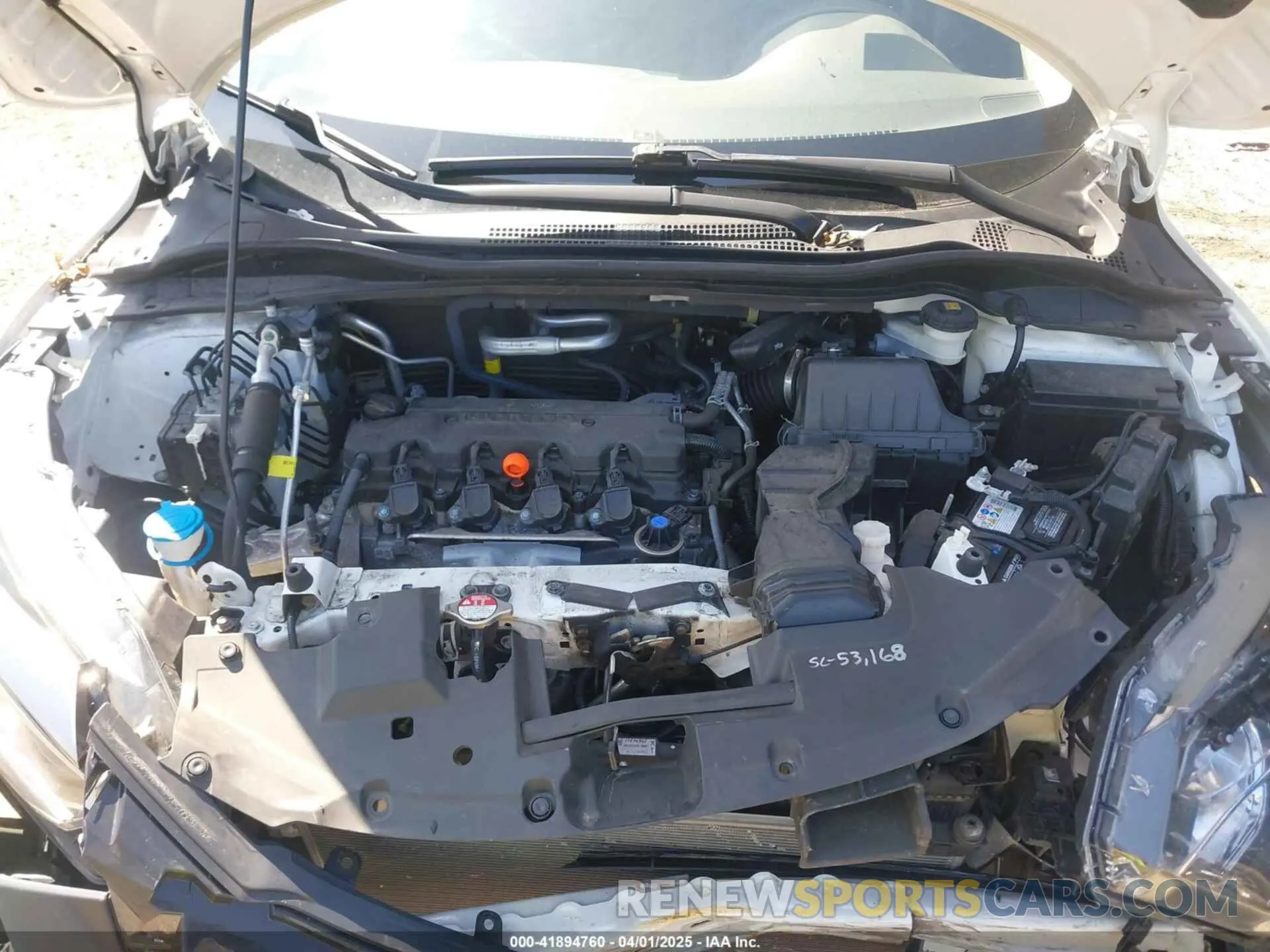 10 Photograph of a damaged car 3CZRU6H53NM729087 HONDA HR-V 2022