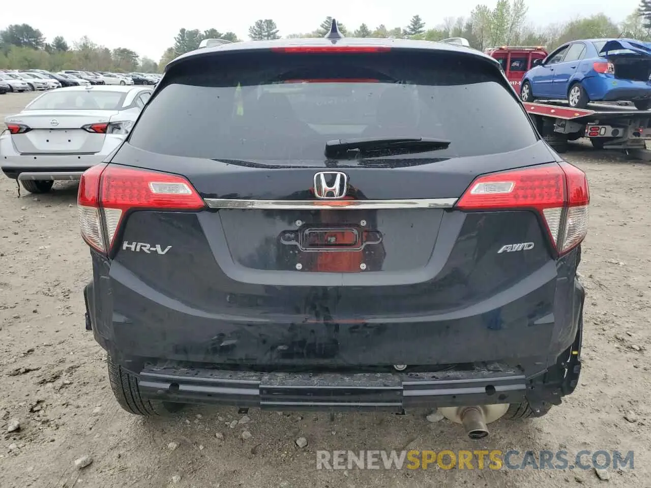 6 Photograph of a damaged car 3CZRU6H53NM745516 HONDA HR-V 2022