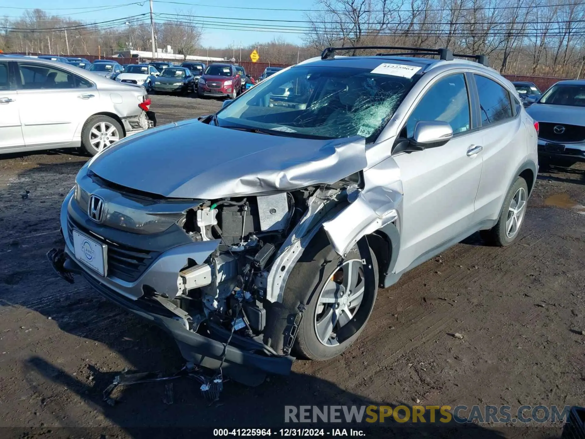 2 Photograph of a damaged car 3CZRU6H55NM714901 HONDA HR-V 2022