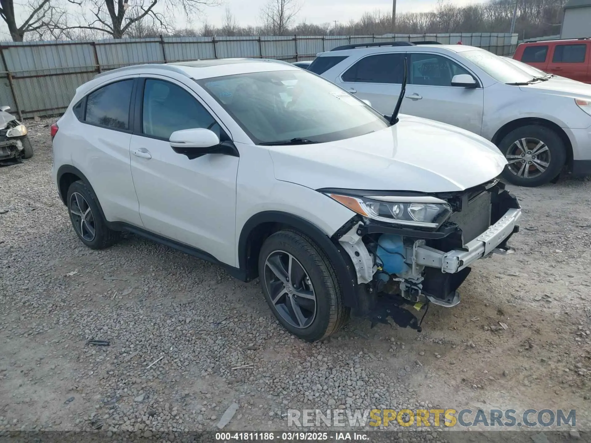 1 Photograph of a damaged car 3CZRU6H55NM767243 HONDA HR-V 2022