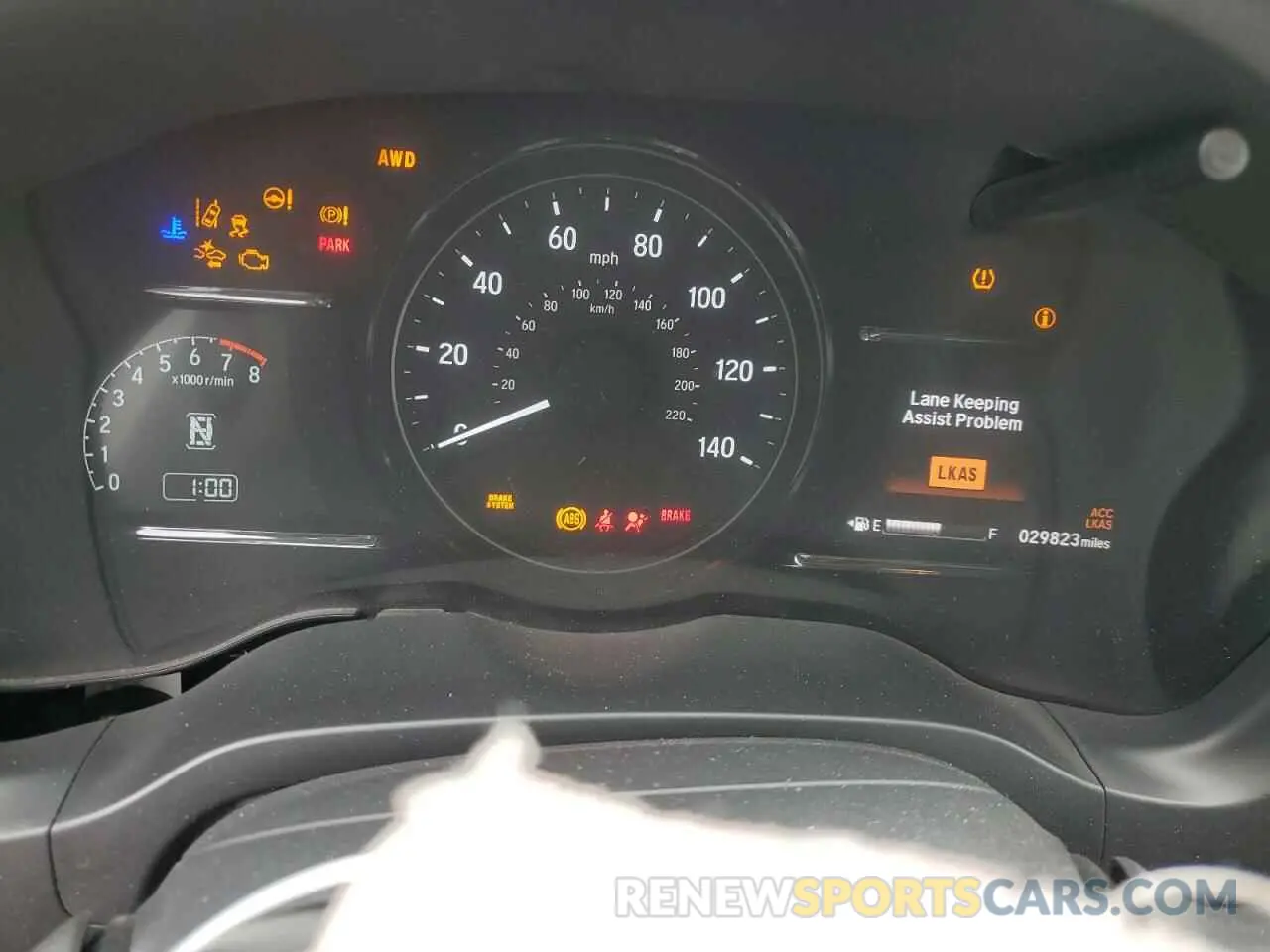9 Photograph of a damaged car 3CZRU6H56NM760835 HONDA HR-V 2022