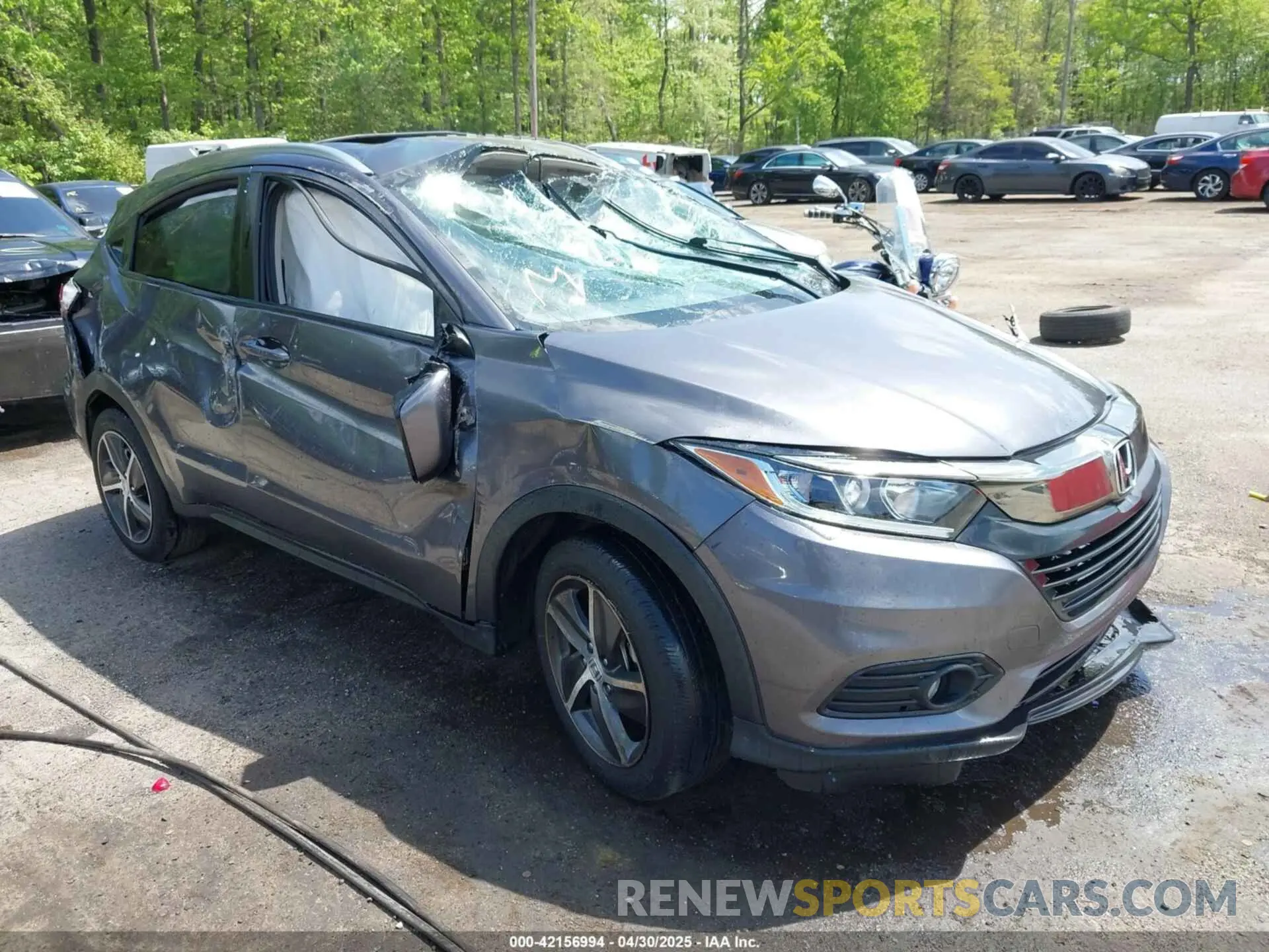 1 Photograph of a damaged car 3CZRU6H57NM718531 HONDA HR-V 2022