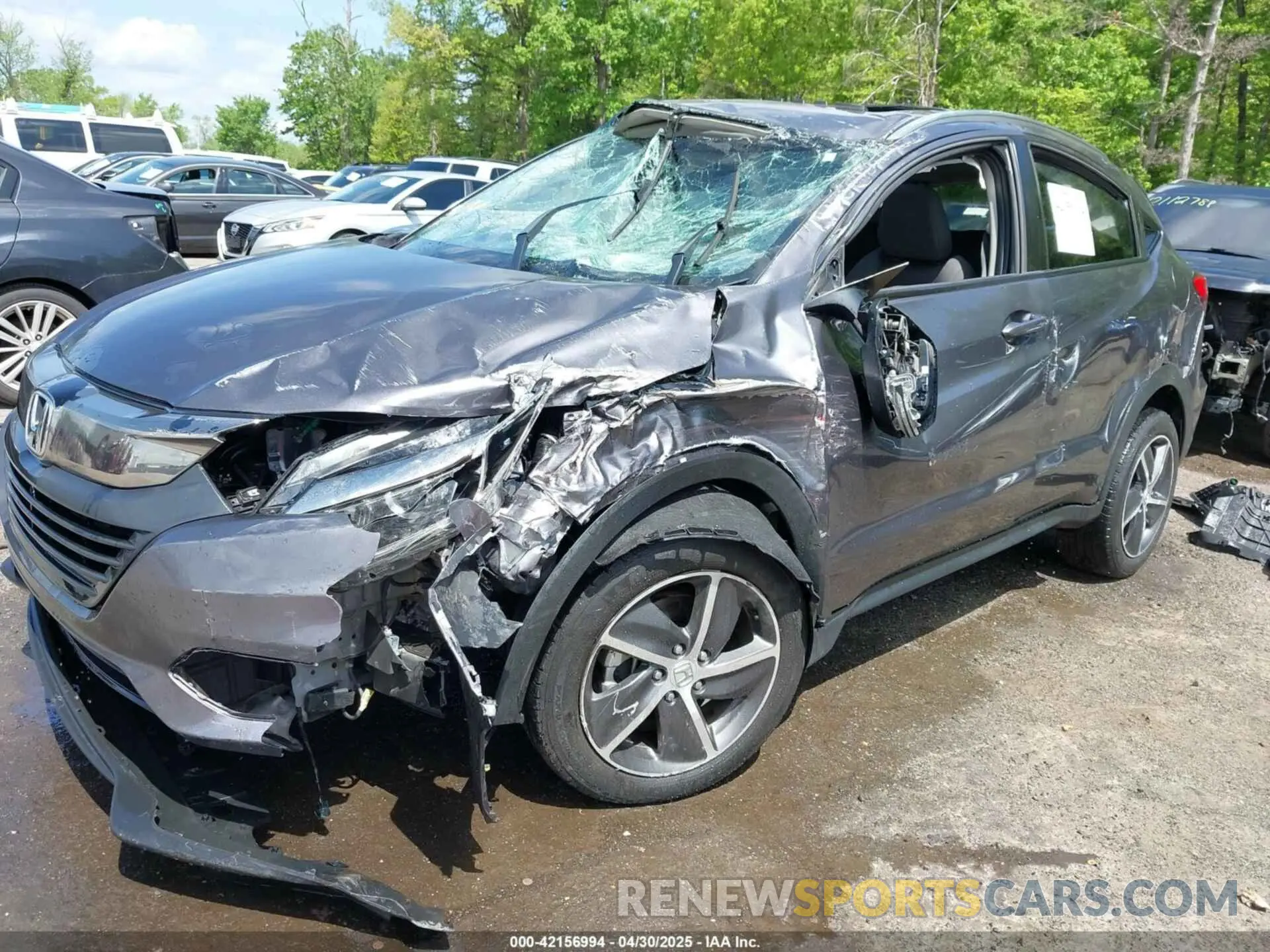 2 Photograph of a damaged car 3CZRU6H57NM718531 HONDA HR-V 2022