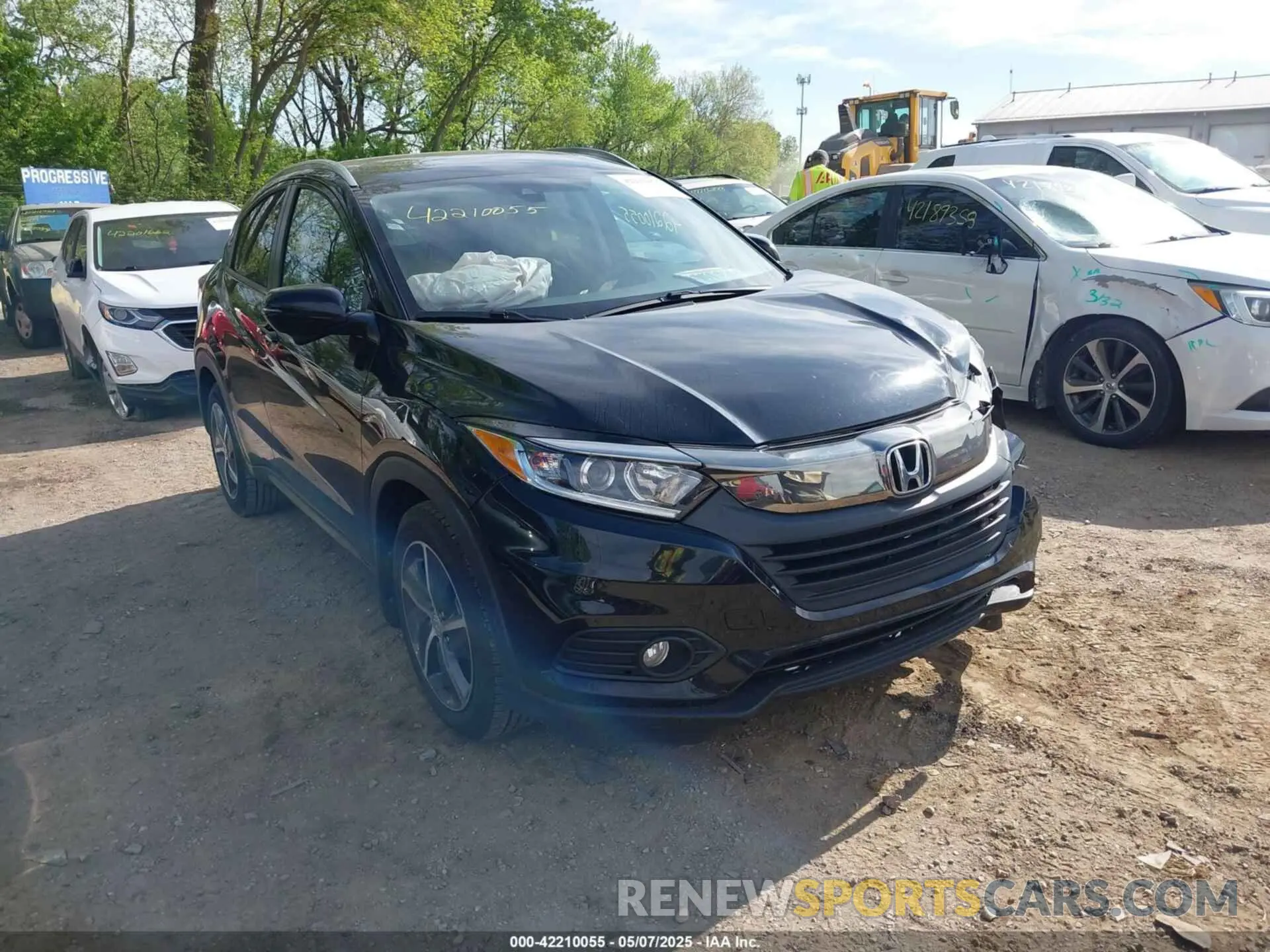 1 Photograph of a damaged car 3CZRU6H57NM725401 HONDA HR-V 2022