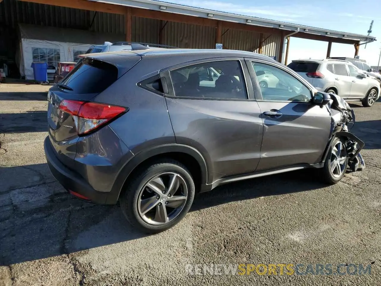 3 Photograph of a damaged car 3CZRU6H57NM733675 HONDA HR-V 2022