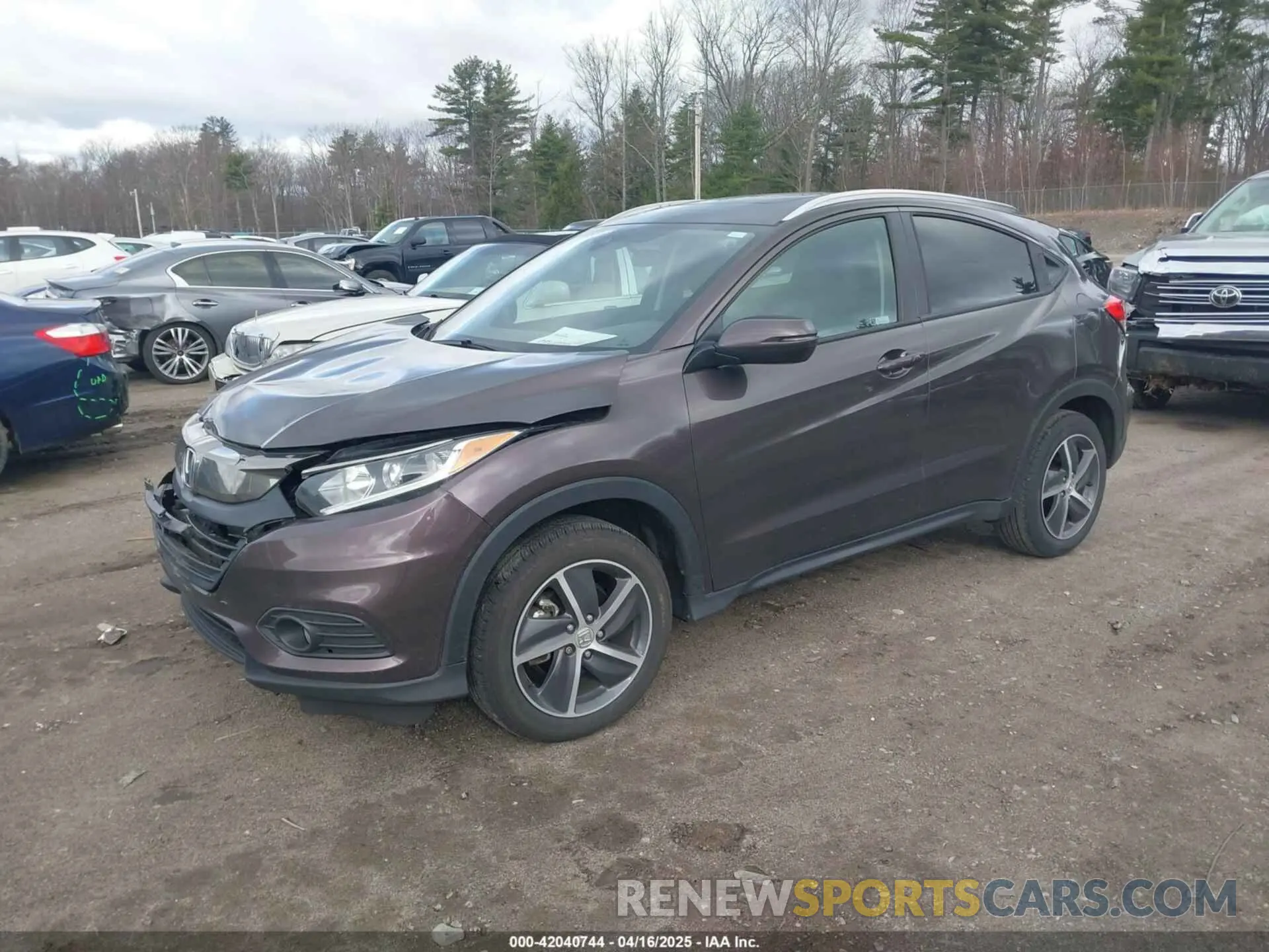 2 Photograph of a damaged car 3CZRU6H57NM741954 HONDA HR-V 2022