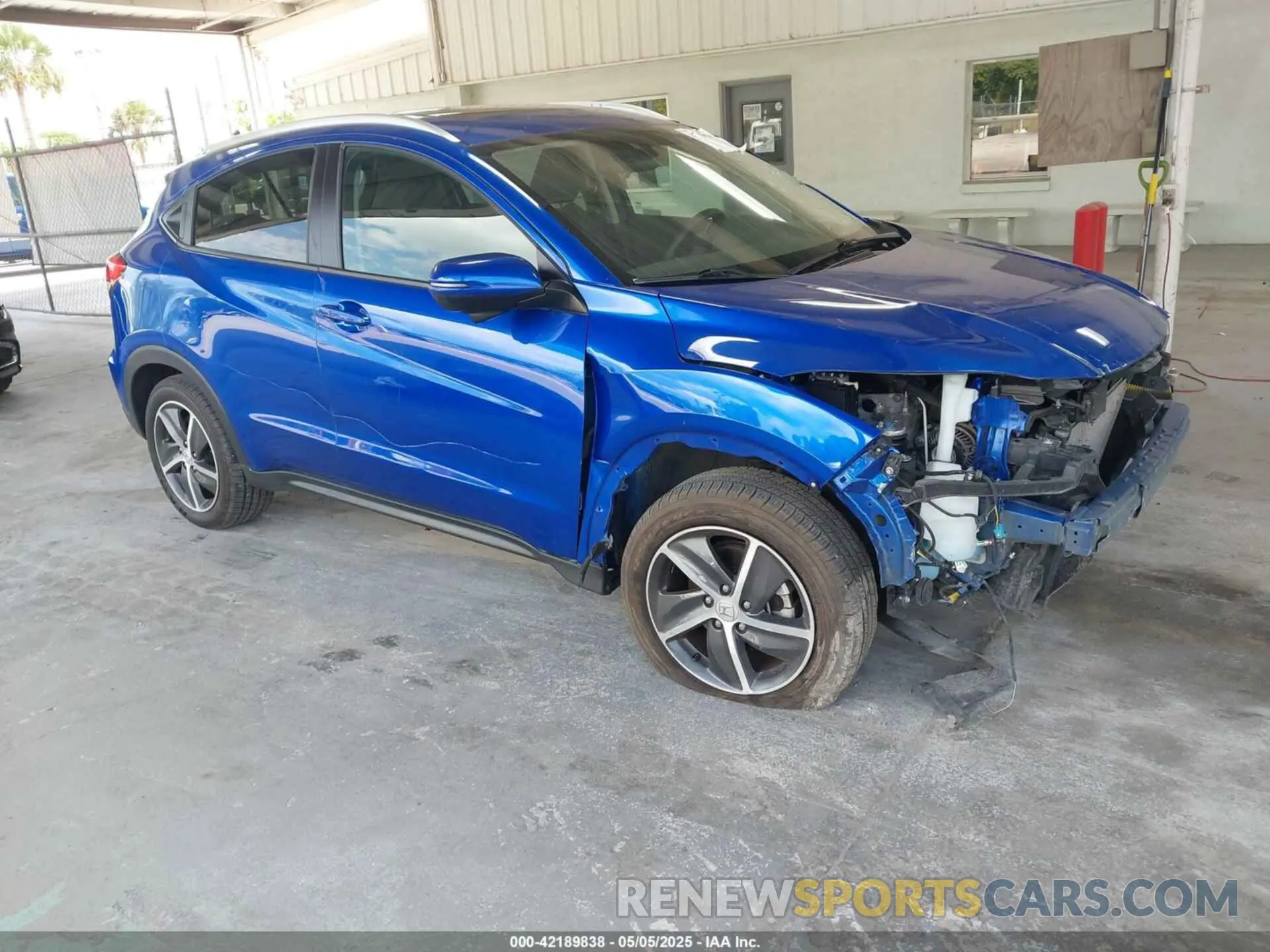 1 Photograph of a damaged car 3CZRU6H57NM757670 HONDA HR-V 2022