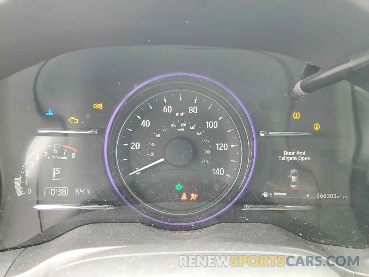 9 Photograph of a damaged car 3CZRU6H58NM702953 HONDA HR-V 2022