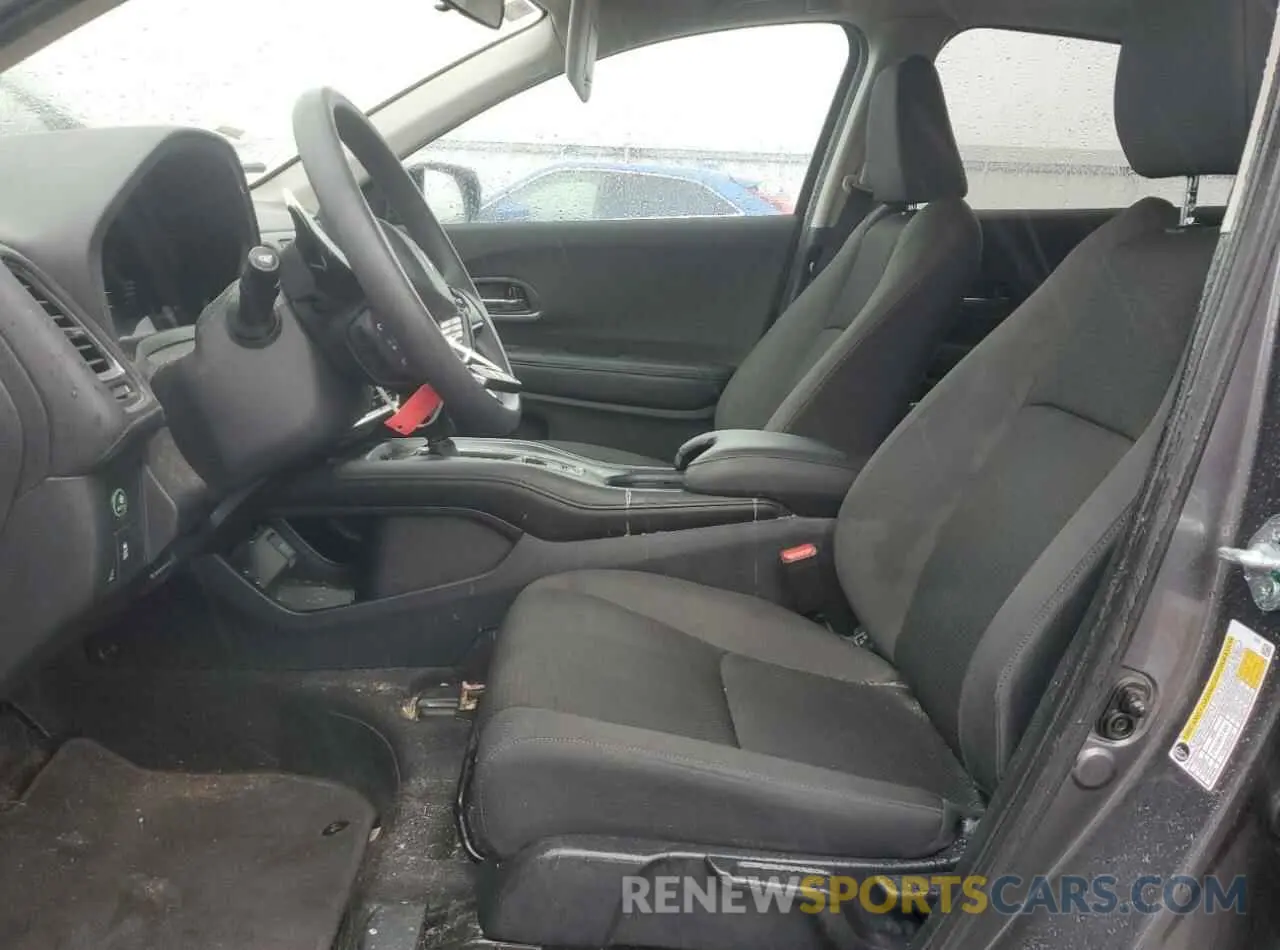 7 Photograph of a damaged car 3CZRU6H58NM772565 HONDA HR-V 2022
