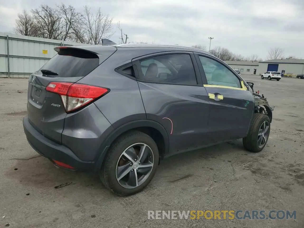3 Photograph of a damaged car 3CZRU6H59NM721589 HONDA HR-V 2022