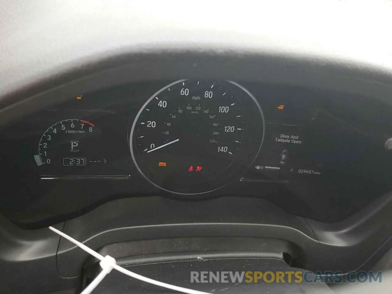 9 Photograph of a damaged car 3CZRU6H59NM721589 HONDA HR-V 2022