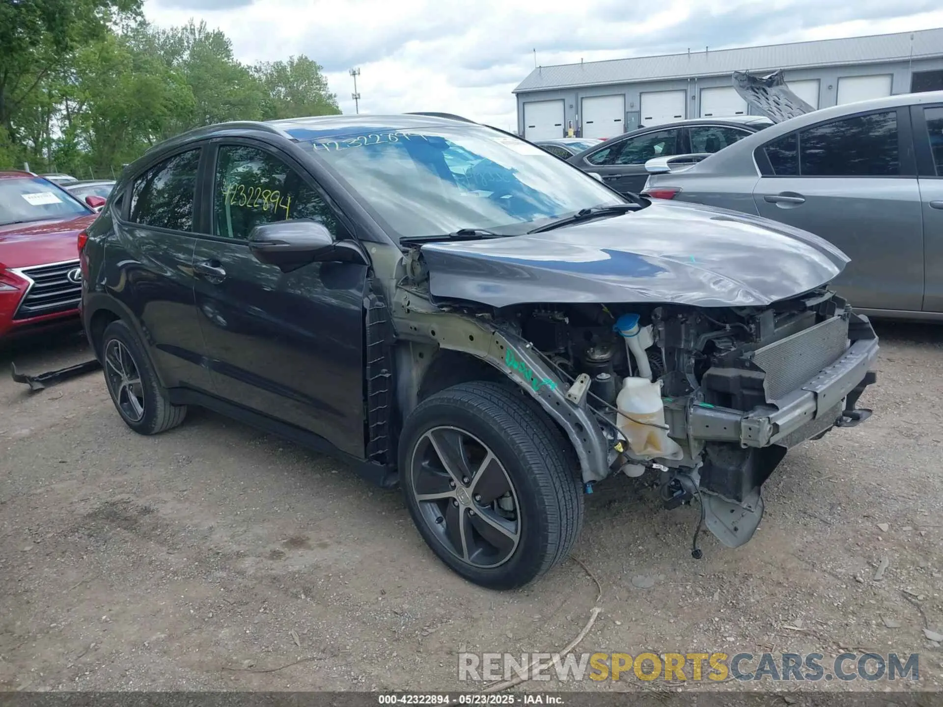 1 Photograph of a damaged car 3CZRU6H59NM764779 HONDA HR-V 2022