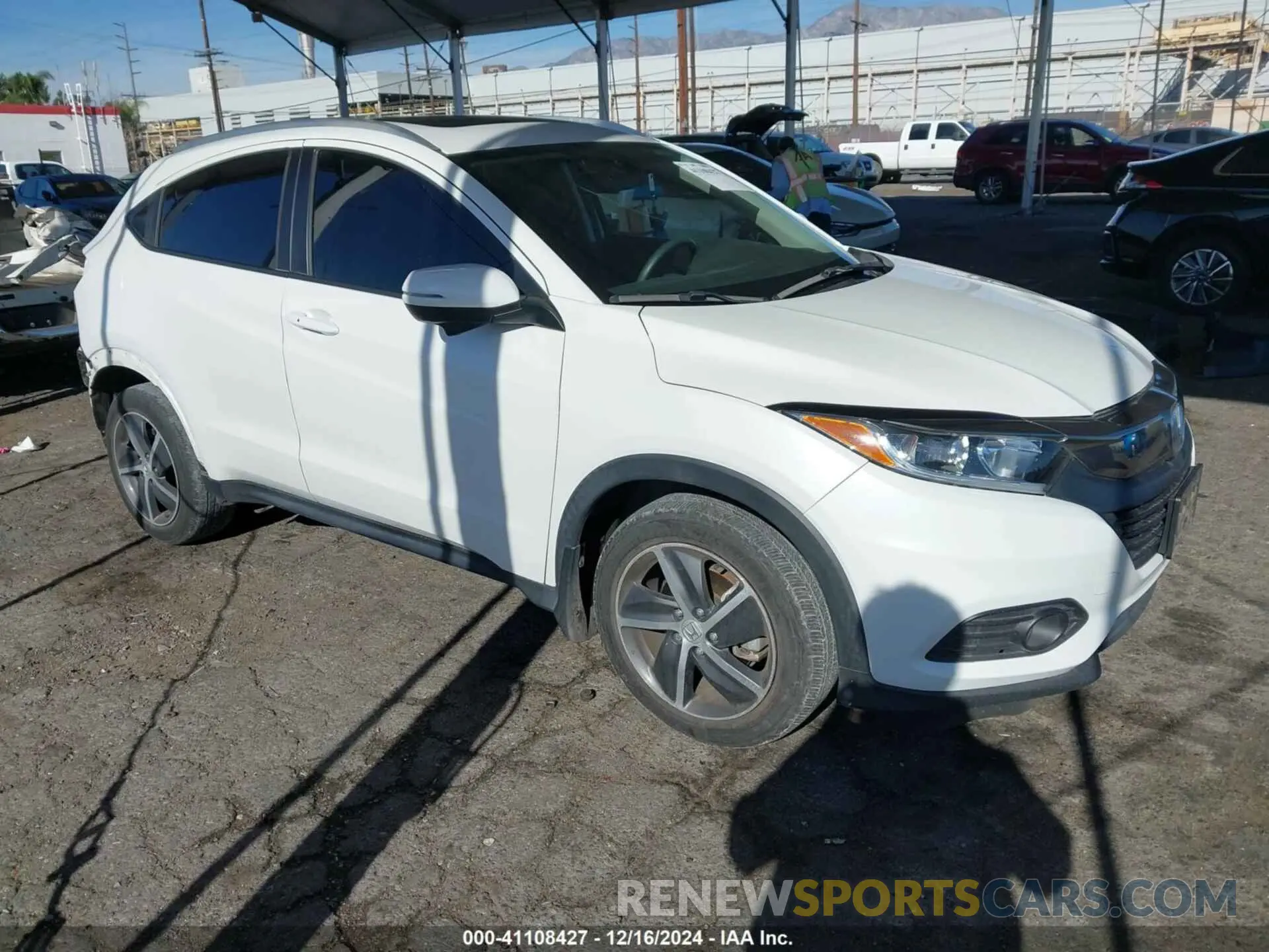 1 Photograph of a damaged car 3CZRU6H59NM771943 HONDA HR-V 2022