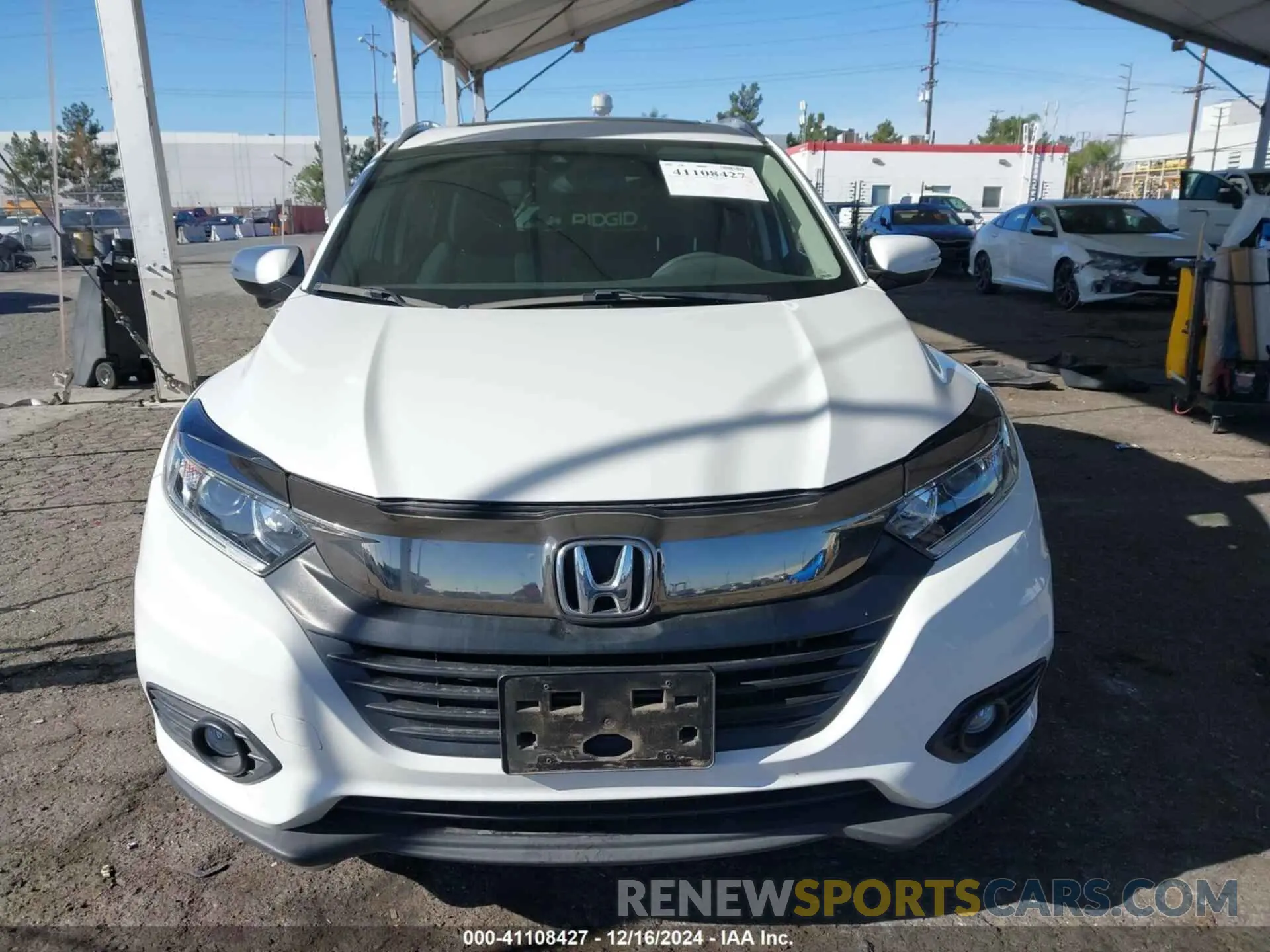 13 Photograph of a damaged car 3CZRU6H59NM771943 HONDA HR-V 2022