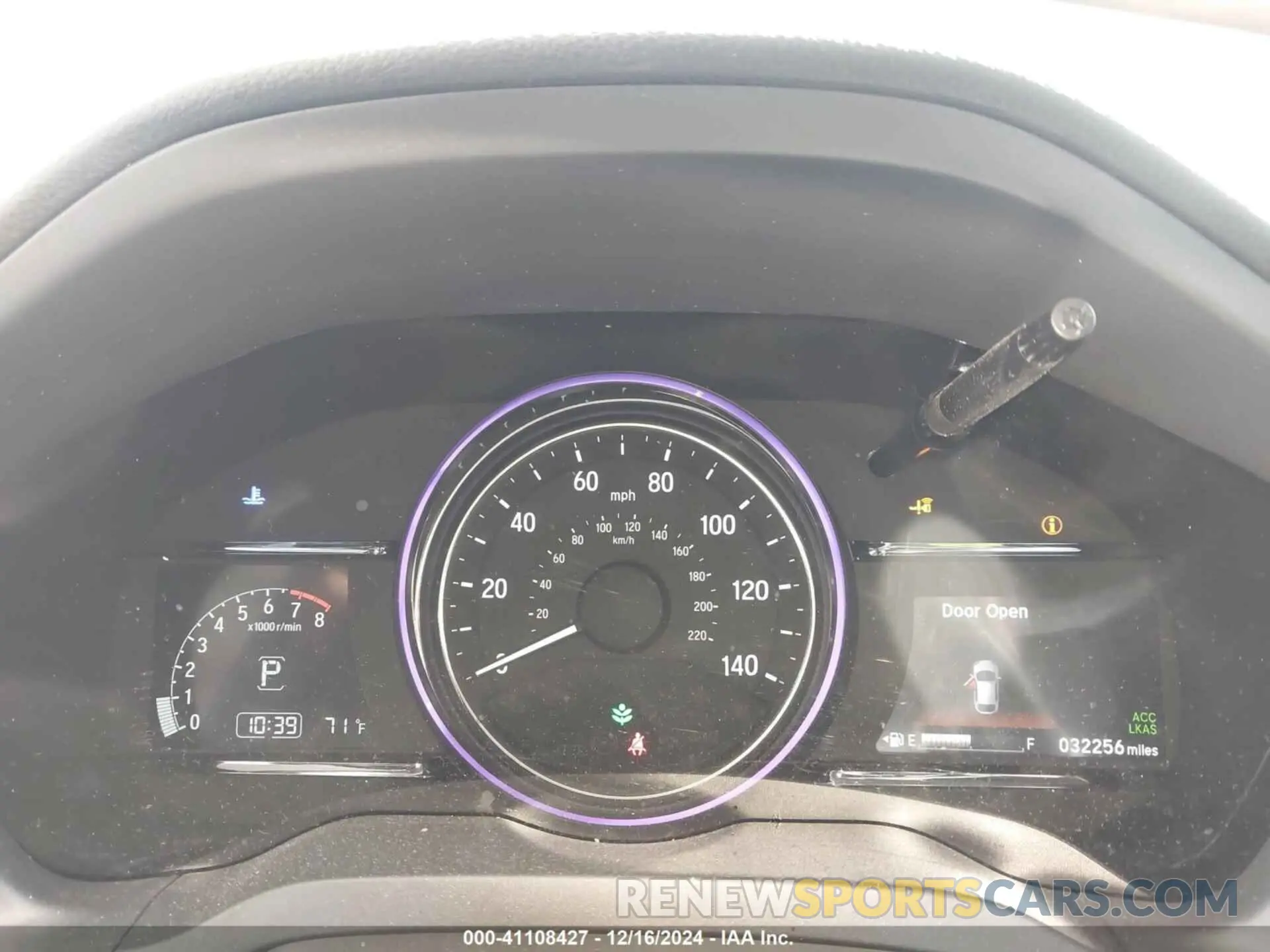 7 Photograph of a damaged car 3CZRU6H59NM771943 HONDA HR-V 2022
