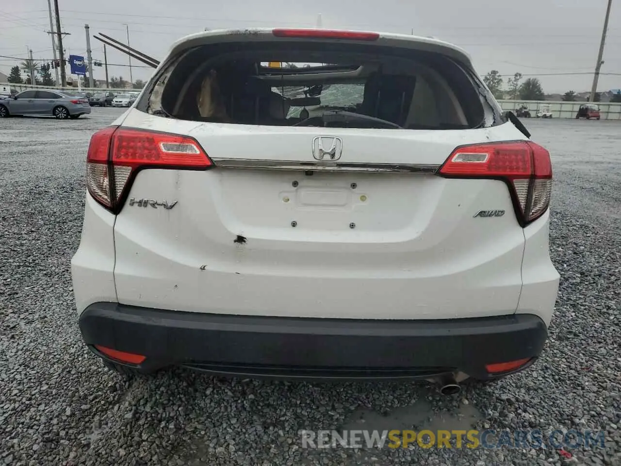 6 Photograph of a damaged car 3CZRU6H5XNM706079 HONDA HR-V 2022