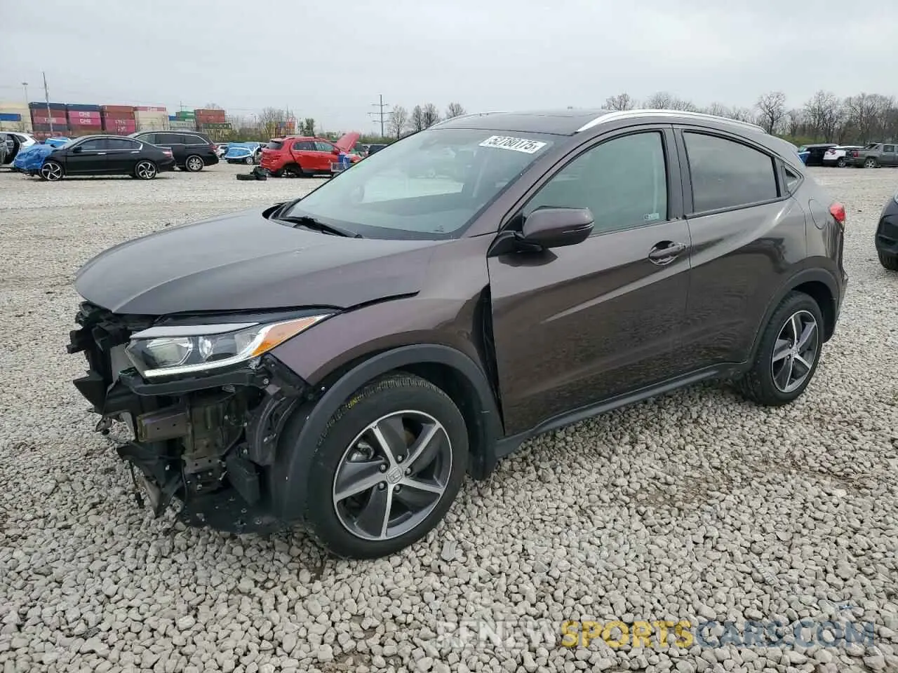 1 Photograph of a damaged car 3CZRU6H5XNM721391 HONDA HR-V 2022