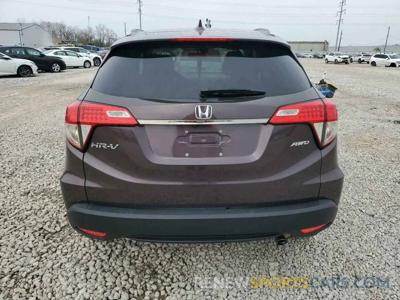 6 Photograph of a damaged car 3CZRU6H5XNM721391 HONDA HR-V 2022