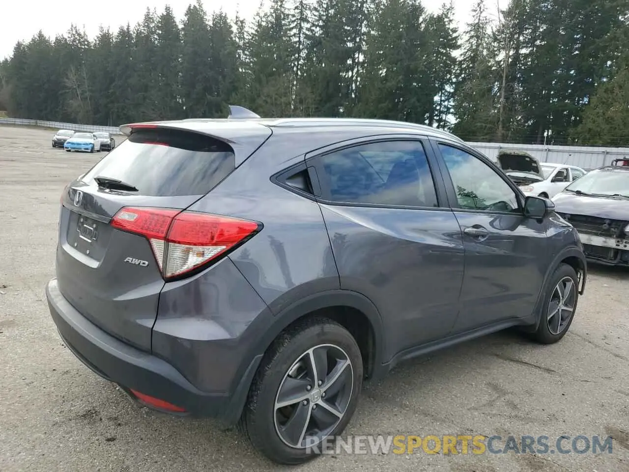 3 Photograph of a damaged car 3CZRU6H5XNM764385 HONDA HR-V 2022