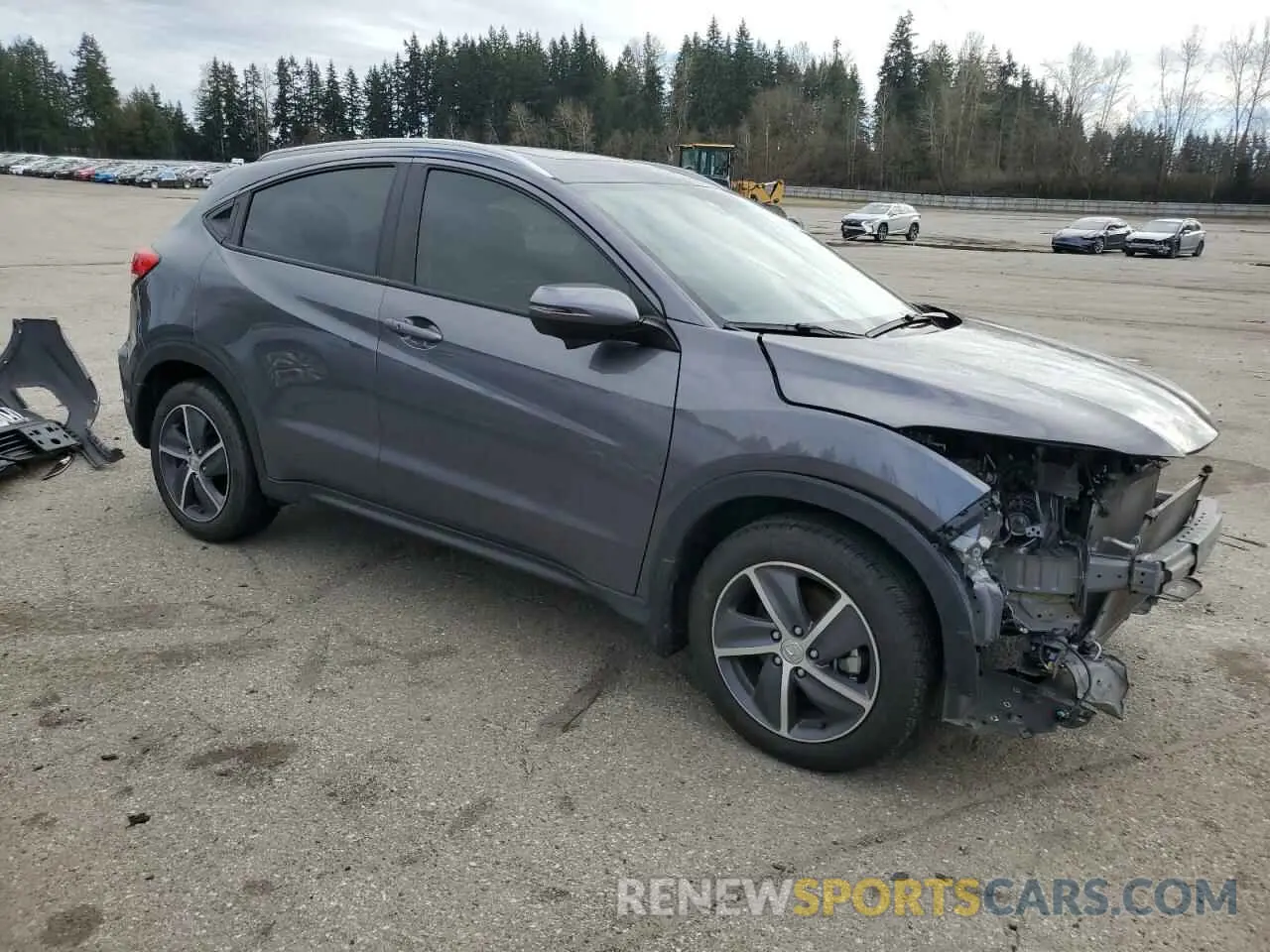 4 Photograph of a damaged car 3CZRU6H5XNM764385 HONDA HR-V 2022