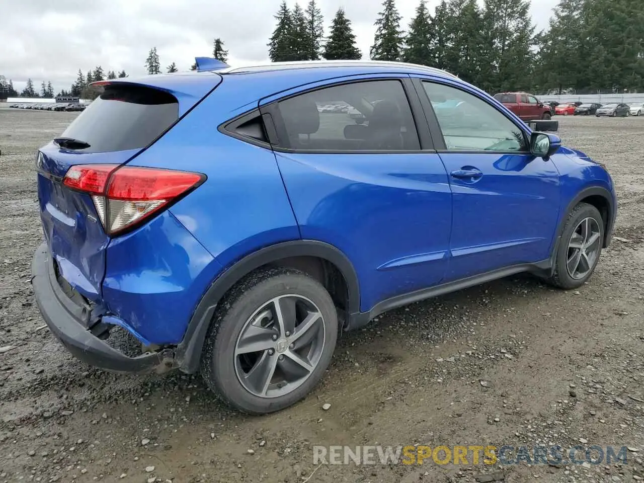 3 Photograph of a damaged car 3CZRU6H75NM713006 HONDA HR-V 2022