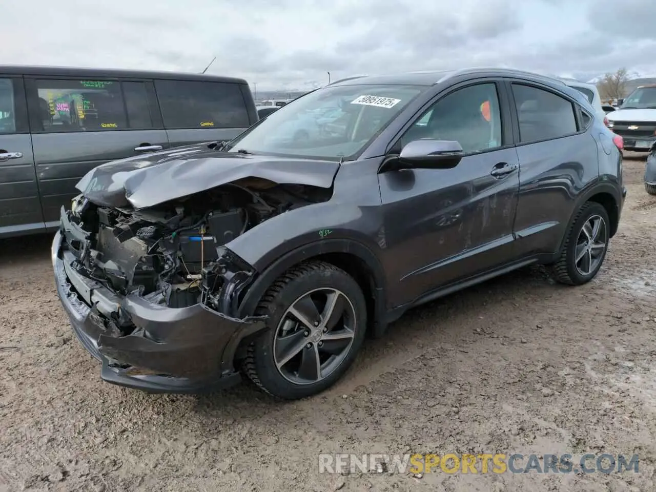 1 Photograph of a damaged car 3CZRU6H77NM731295 HONDA HR-V 2022