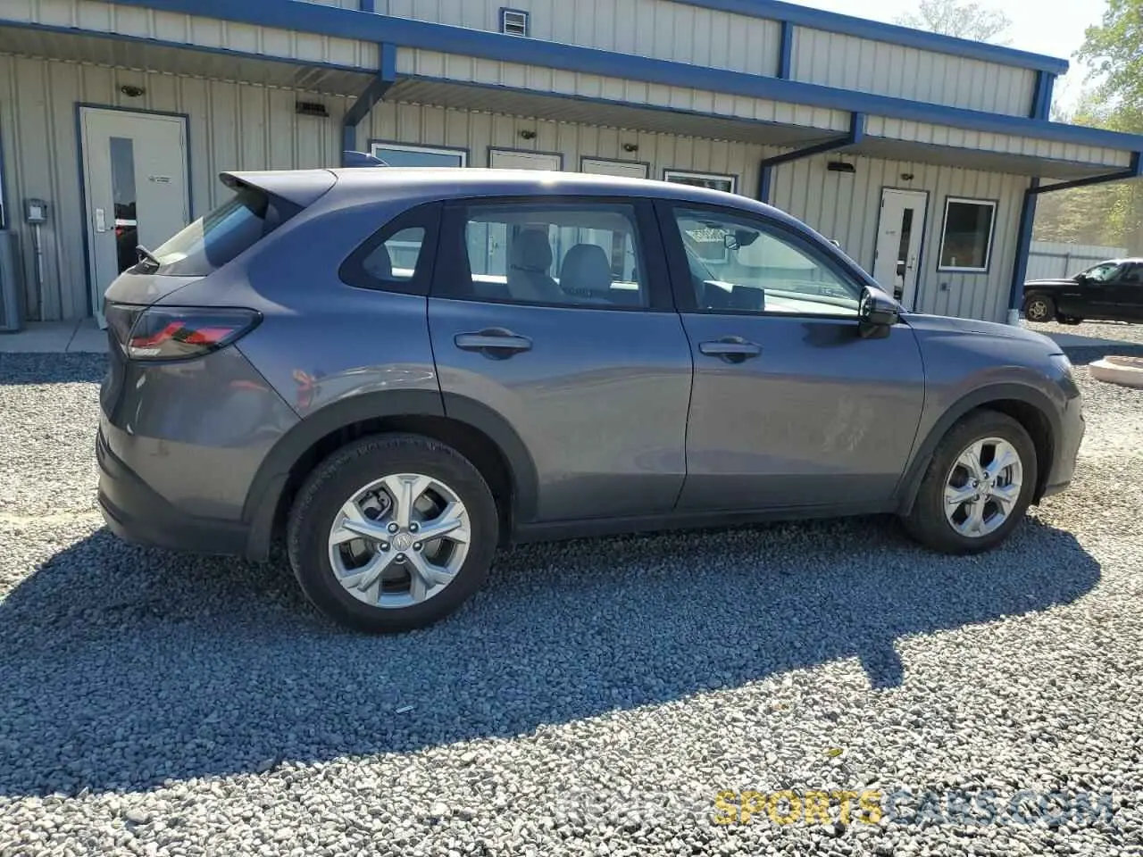 3 Photograph of a damaged car 3CZRZ1H36PM704626 HONDA HR-V 2023