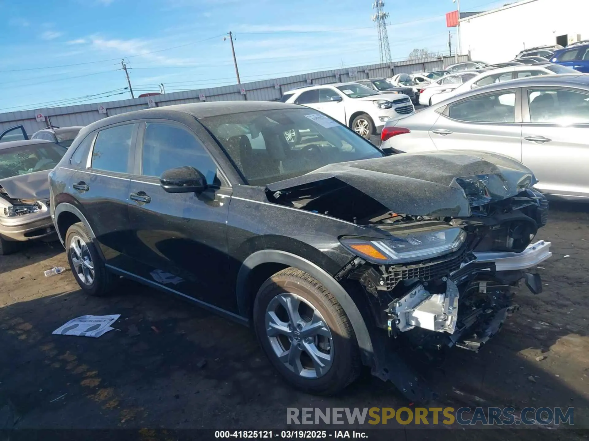1 Photograph of a damaged car 3CZRZ1H39PM708833 HONDA HR-V 2023