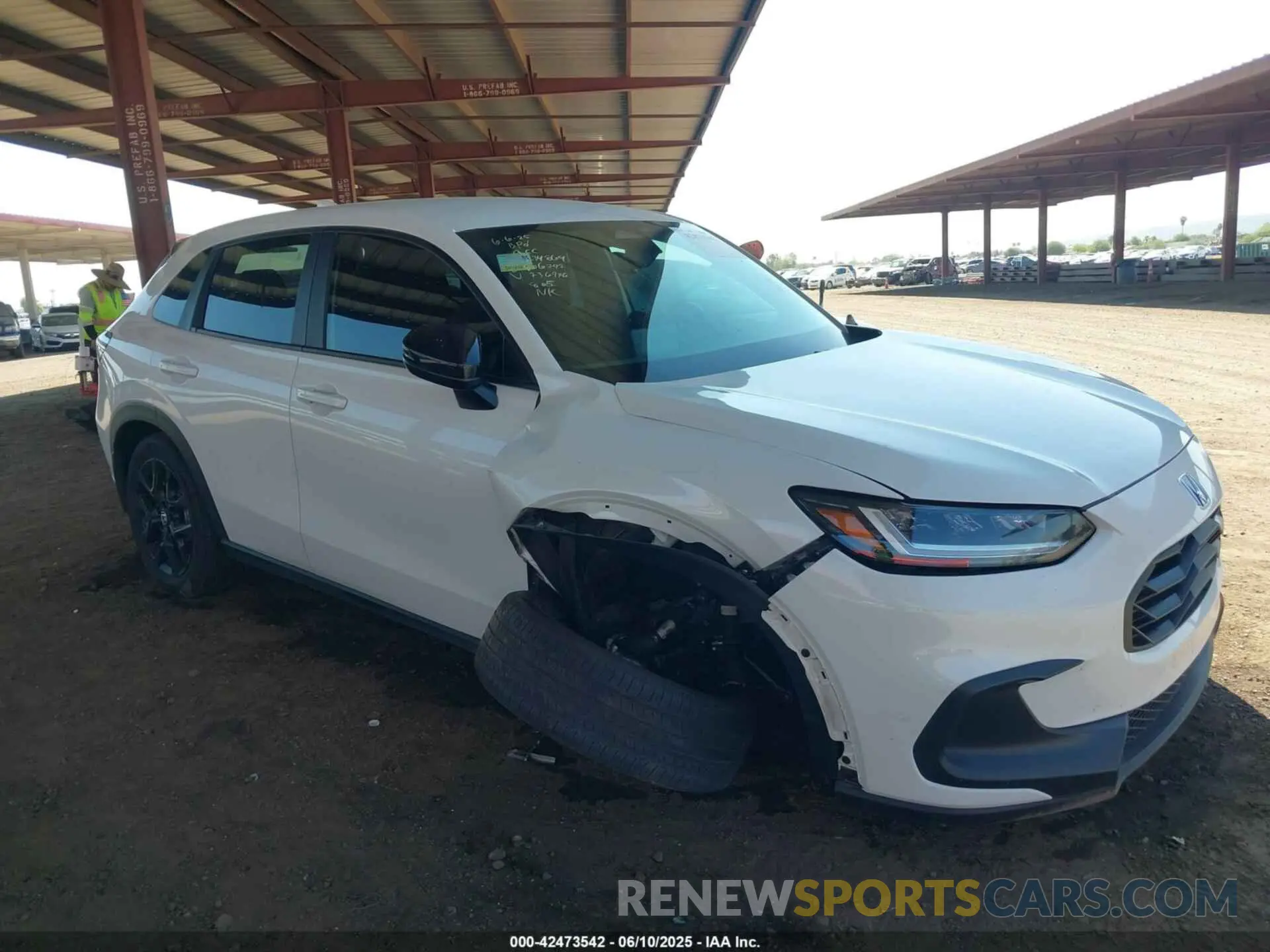 6 Photograph of a damaged car 3CZRZ1H54PM736976 HONDA HR-V 2023