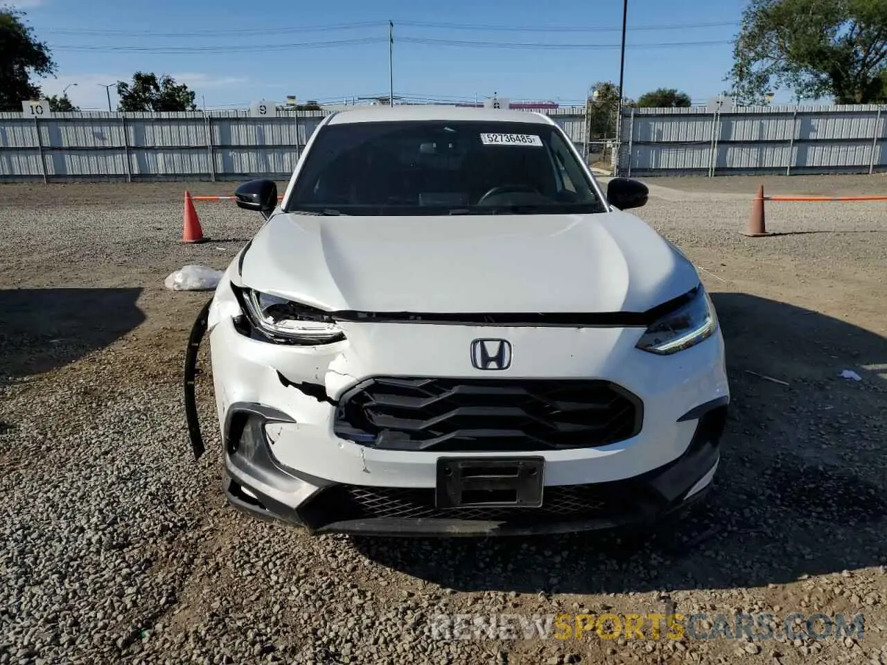 5 Photograph of a damaged car 3CZRZ1H5XPM735511 HONDA HR-V 2023