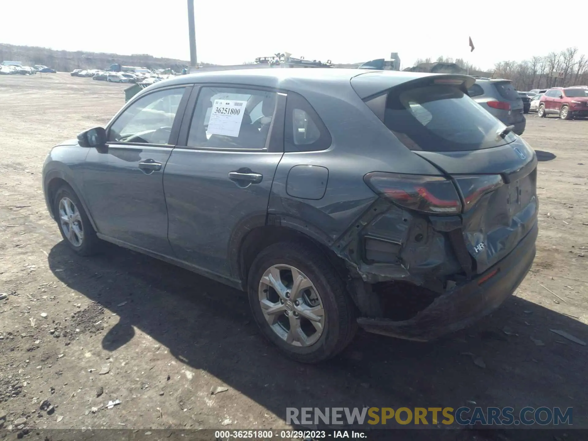3 Photograph of a damaged car 3CZRZ2H35PM724243 HONDA HR-V 2023