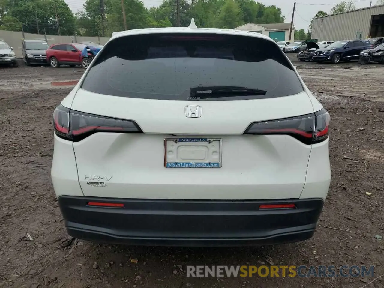 6 Photograph of a damaged car 3CZRZ2H3XPM711164 HONDA HR-V 2023