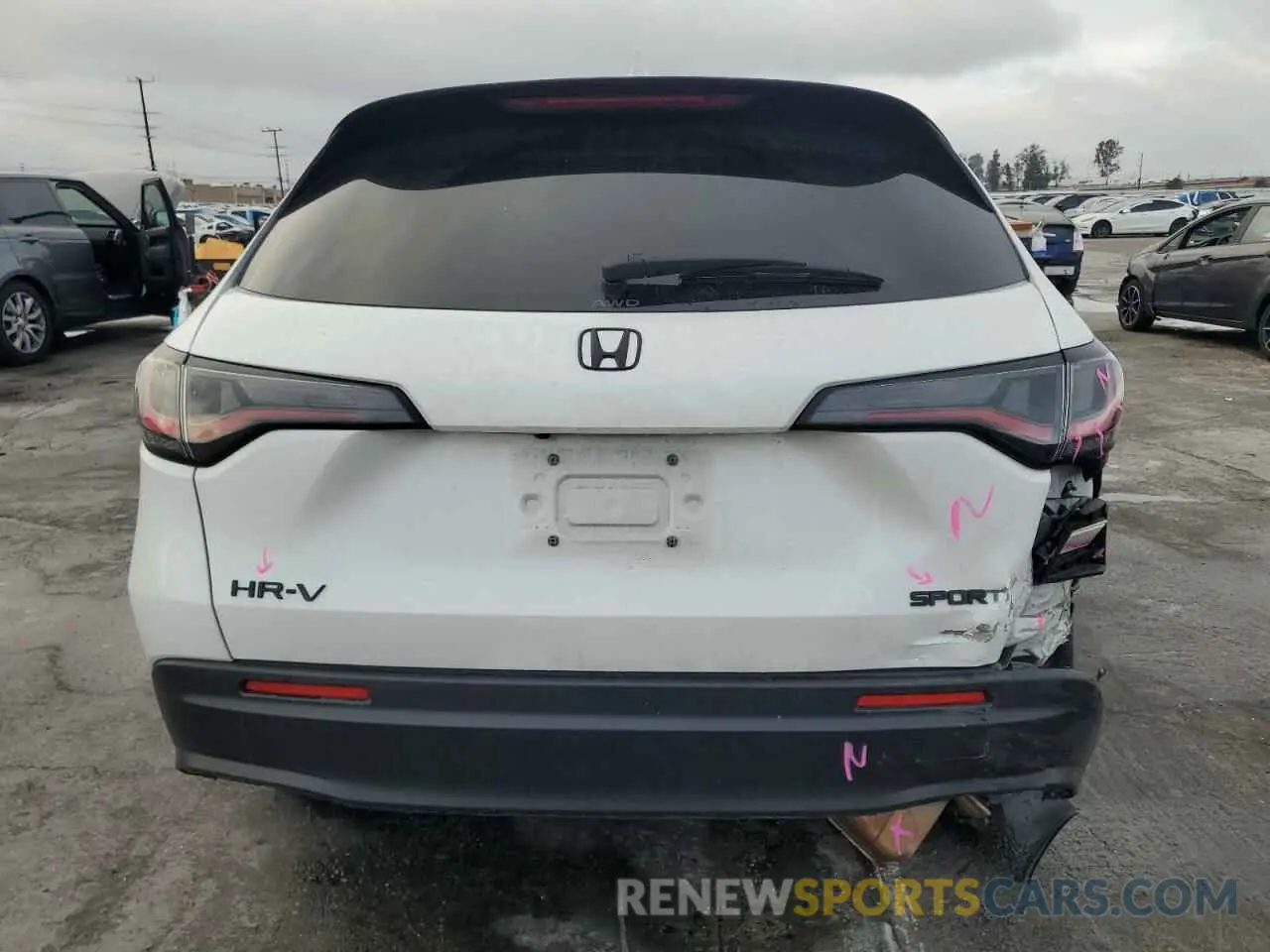 6 Photograph of a damaged car 3CZRZ2H58PM716185 HONDA HR-V 2023