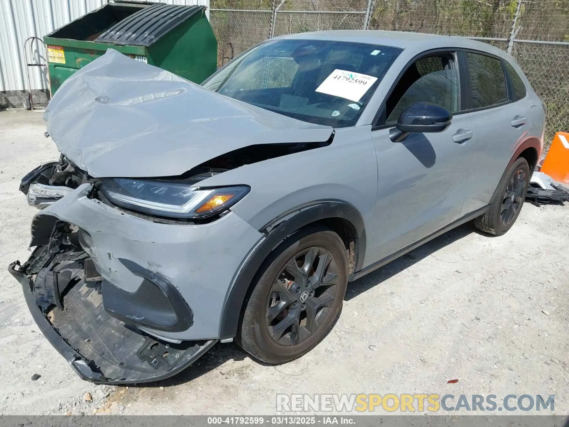 2 Photograph of a damaged car 3CZRZ1H51RM733097 HONDA HR-V 2024