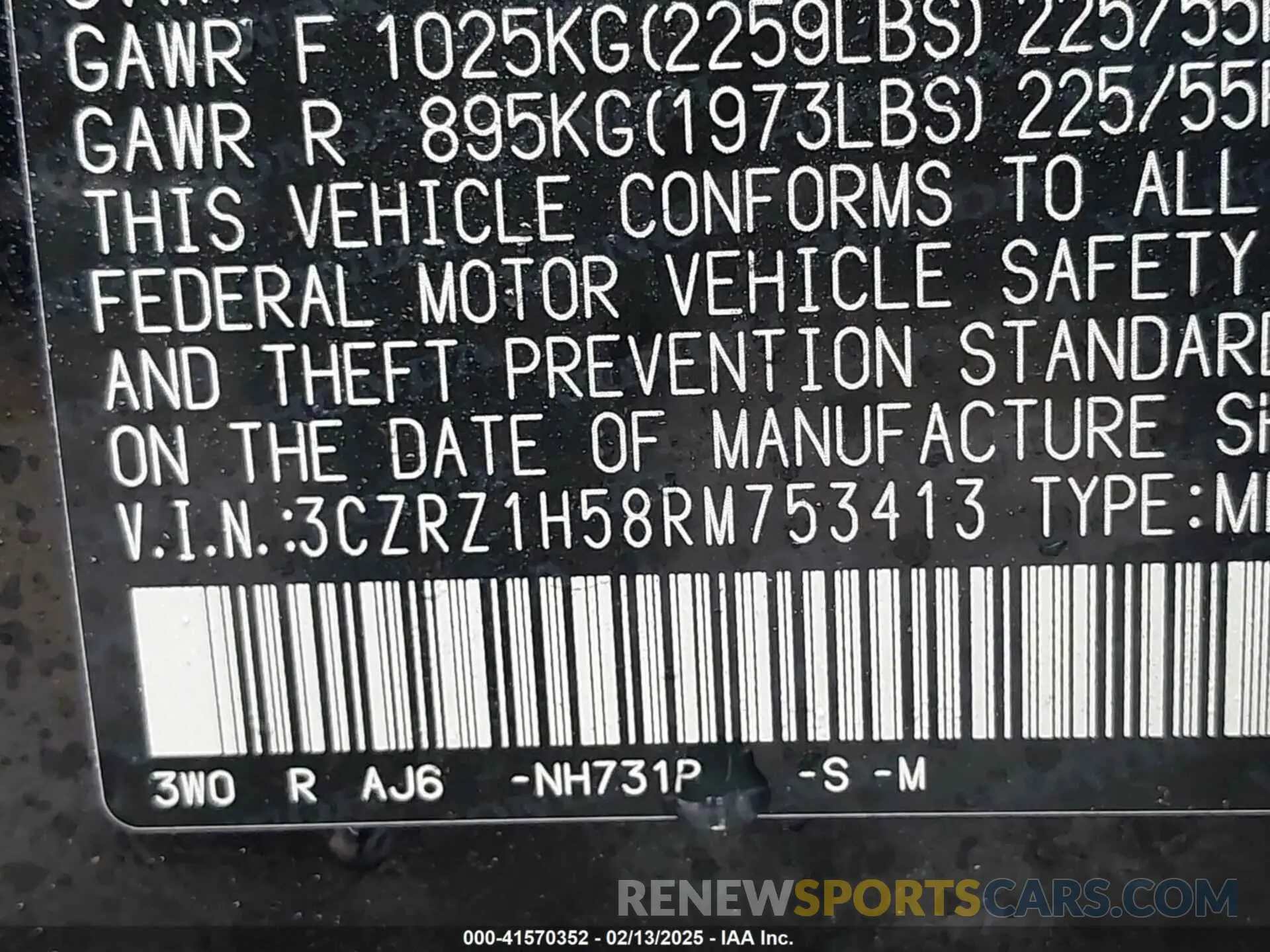 9 Photograph of a damaged car 3CZRZ1H58RM753413 HONDA HR-V 2024