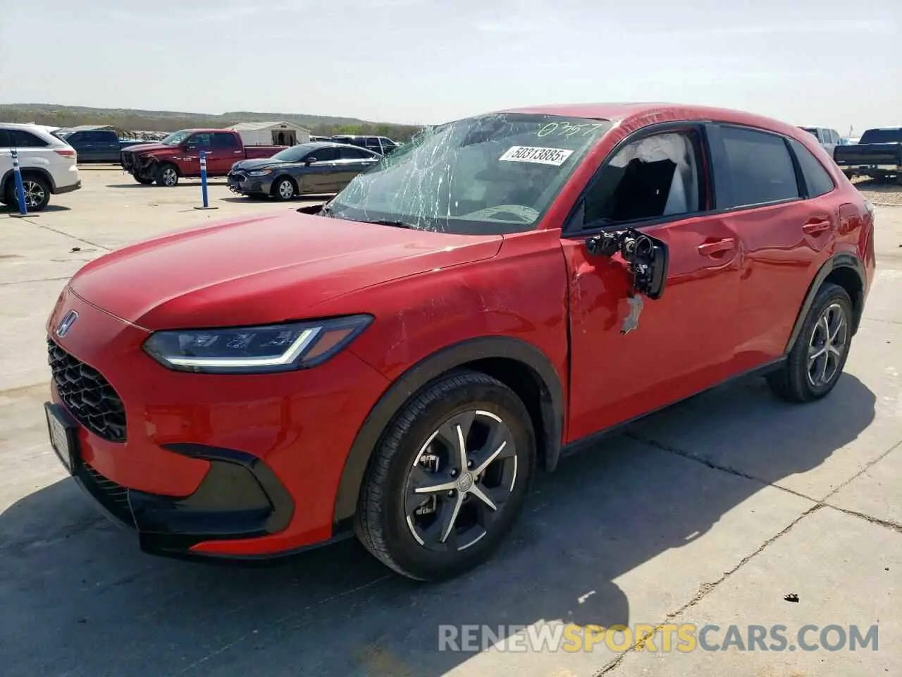 1 Photograph of a damaged car 3CZRZ1H72RM760357 HONDA HR-V 2024