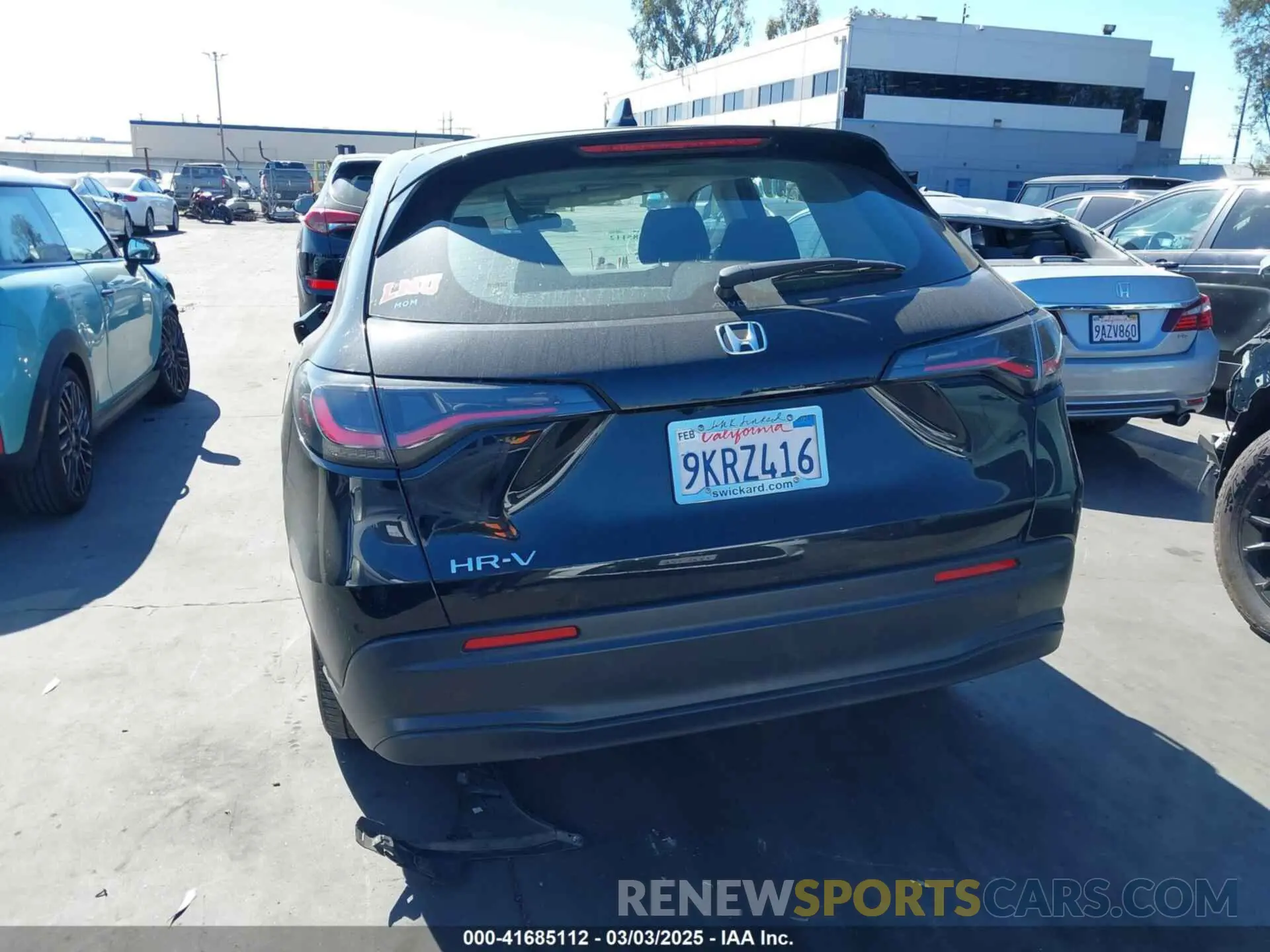 16 Photograph of a damaged car 3CZRZ2H36RM719989 HONDA HR-V 2024