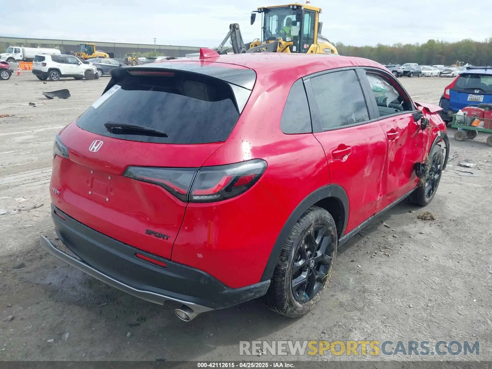 4 Photograph of a damaged car 3CZRZ2H52RM734779 HONDA HR-V 2024
