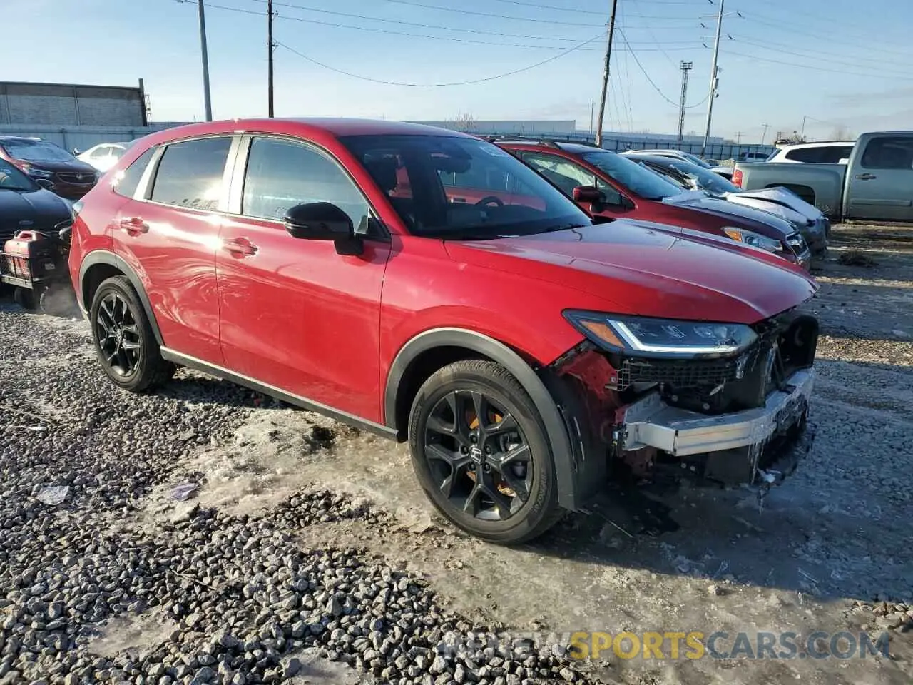 4 Photograph of a damaged car 3CZRZ2H53RM714587 HONDA HR-V 2024