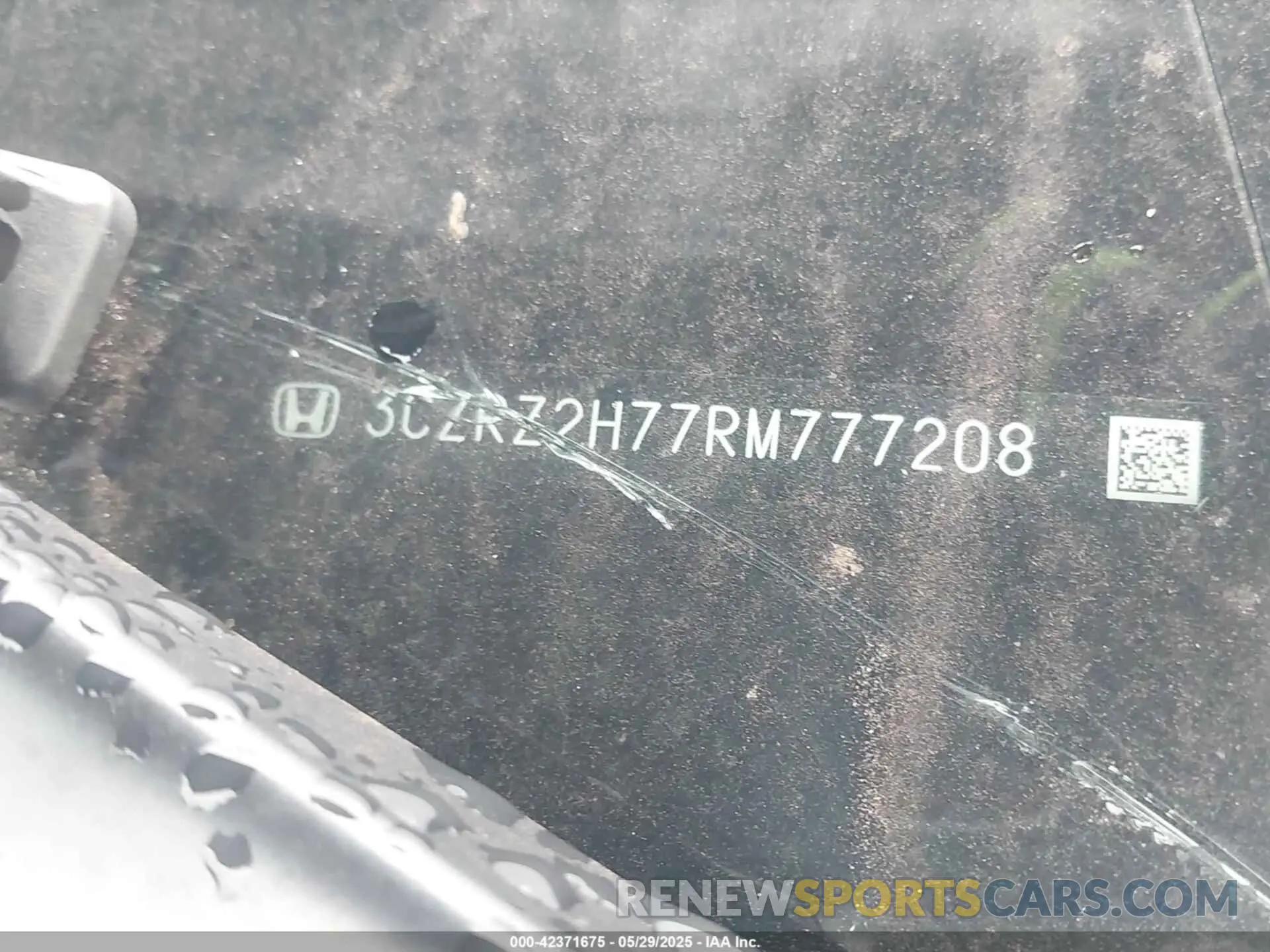 9 Photograph of a damaged car 3CZRZ2H77RM777208 HONDA HR-V 2024