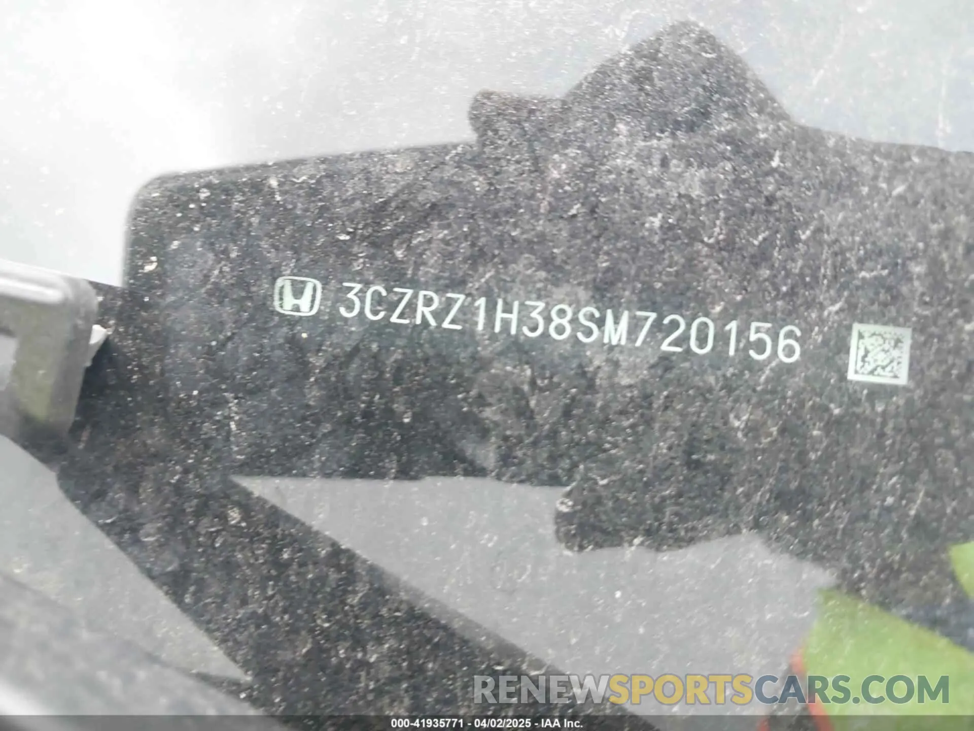 9 Photograph of a damaged car 3CZRZ1H38SM720156 HONDA HR-V 2025