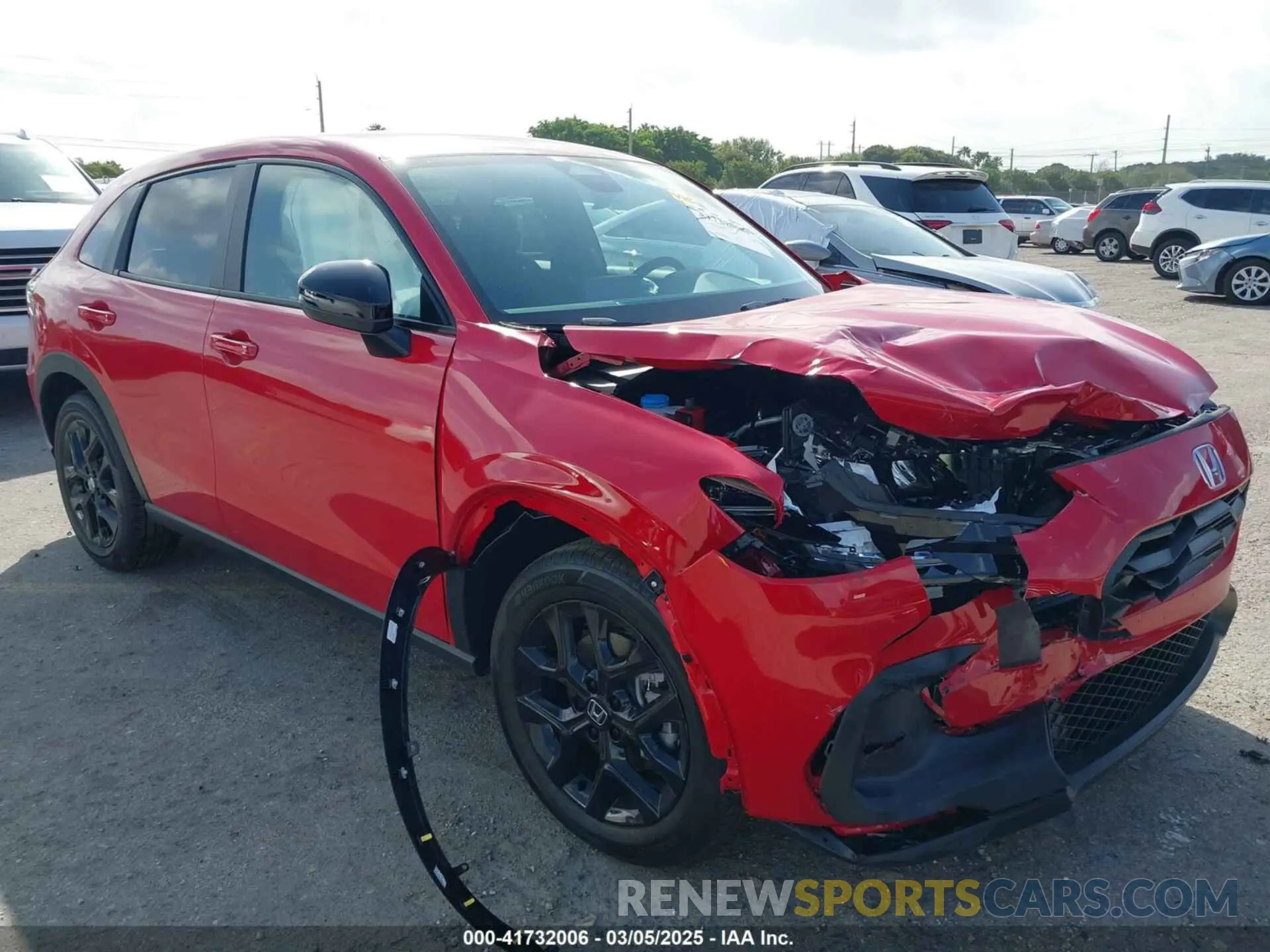 1 Photograph of a damaged car 3CZRZ1H55SM723405 HONDA HR-V 2025