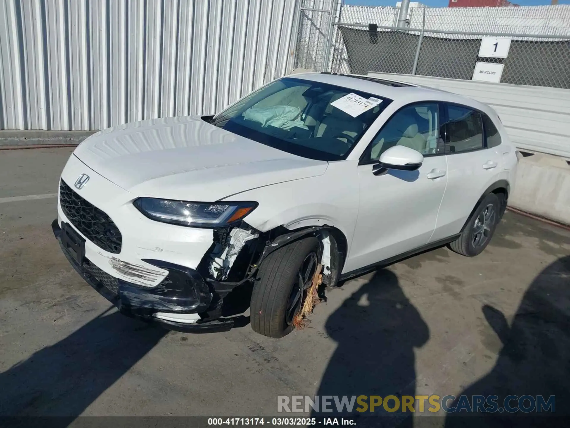 2 Photograph of a damaged car 3CZRZ1H72SM725551 HONDA HR-V 2025