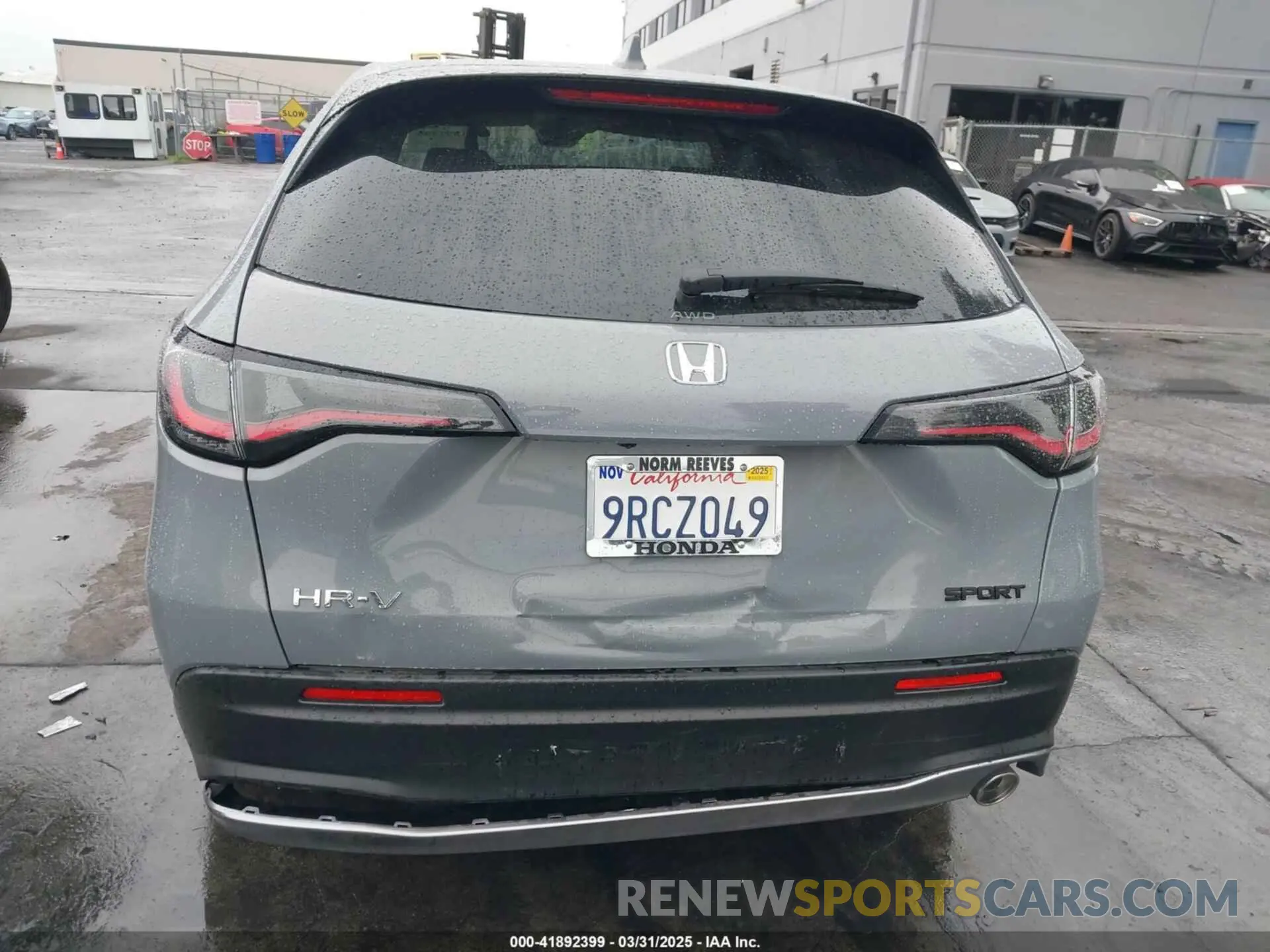 16 Photograph of a damaged car 3CZRZ2H51SM749201 HONDA HR-V 2025