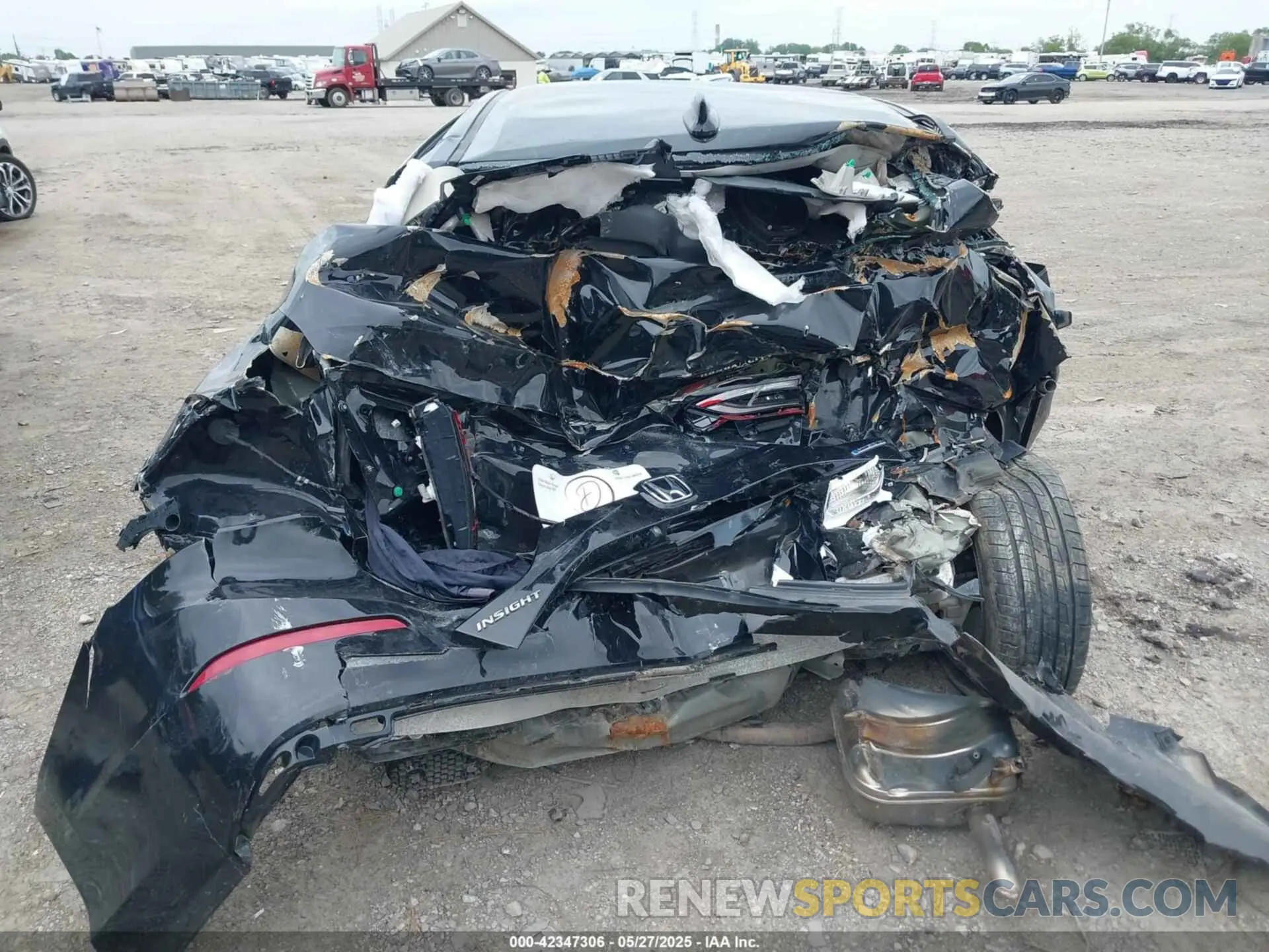 16 Photograph of a damaged car 19XZE4F10KE003376 HONDA INSIGHT 2019