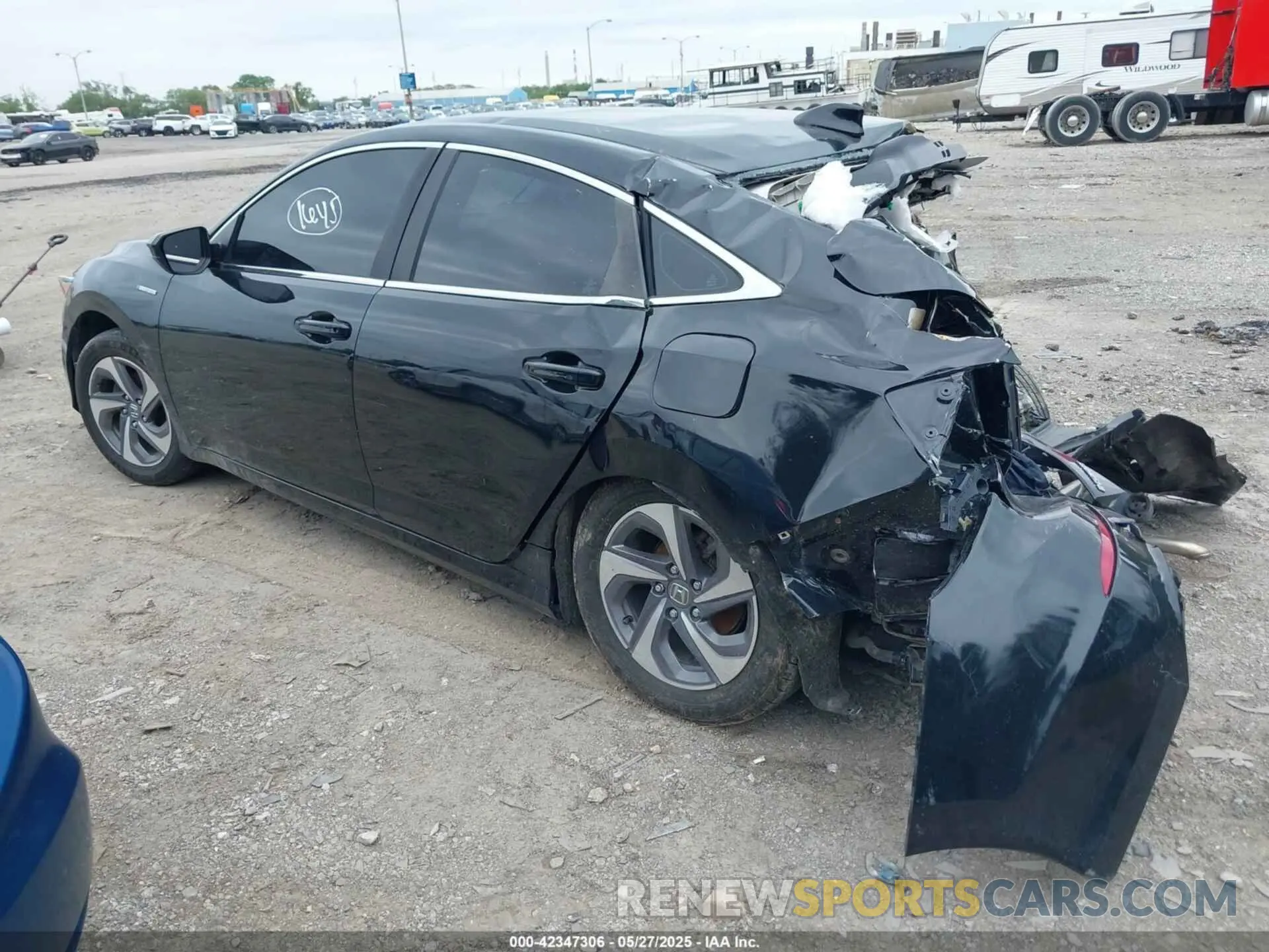 3 Photograph of a damaged car 19XZE4F10KE003376 HONDA INSIGHT 2019