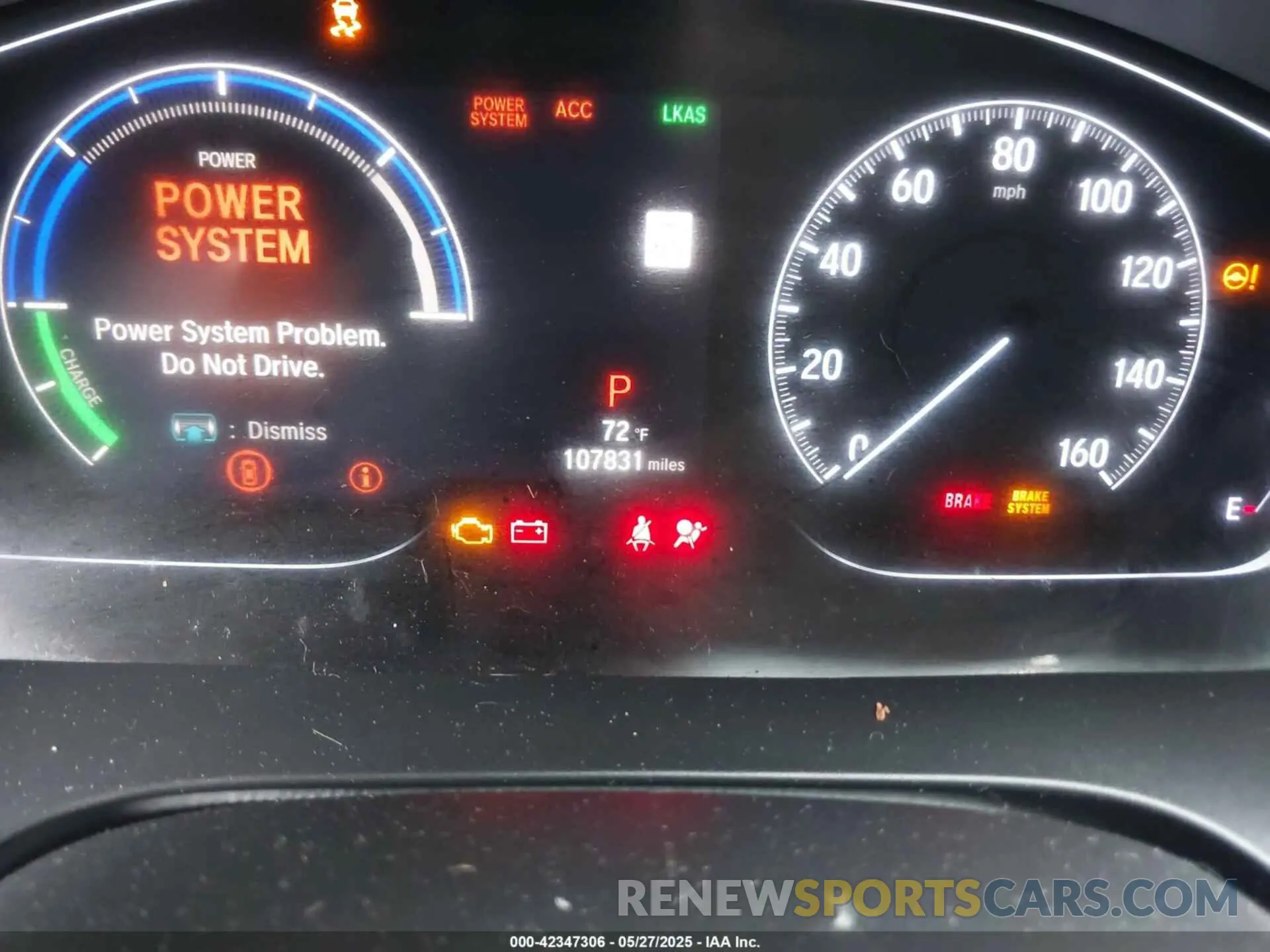 7 Photograph of a damaged car 19XZE4F10KE003376 HONDA INSIGHT 2019