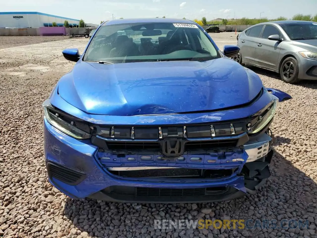 5 Photograph of a damaged car 19XZE4F10KE018914 HONDA INSIGHT 2019