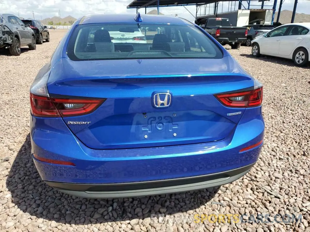 6 Photograph of a damaged car 19XZE4F10KE018914 HONDA INSIGHT 2019